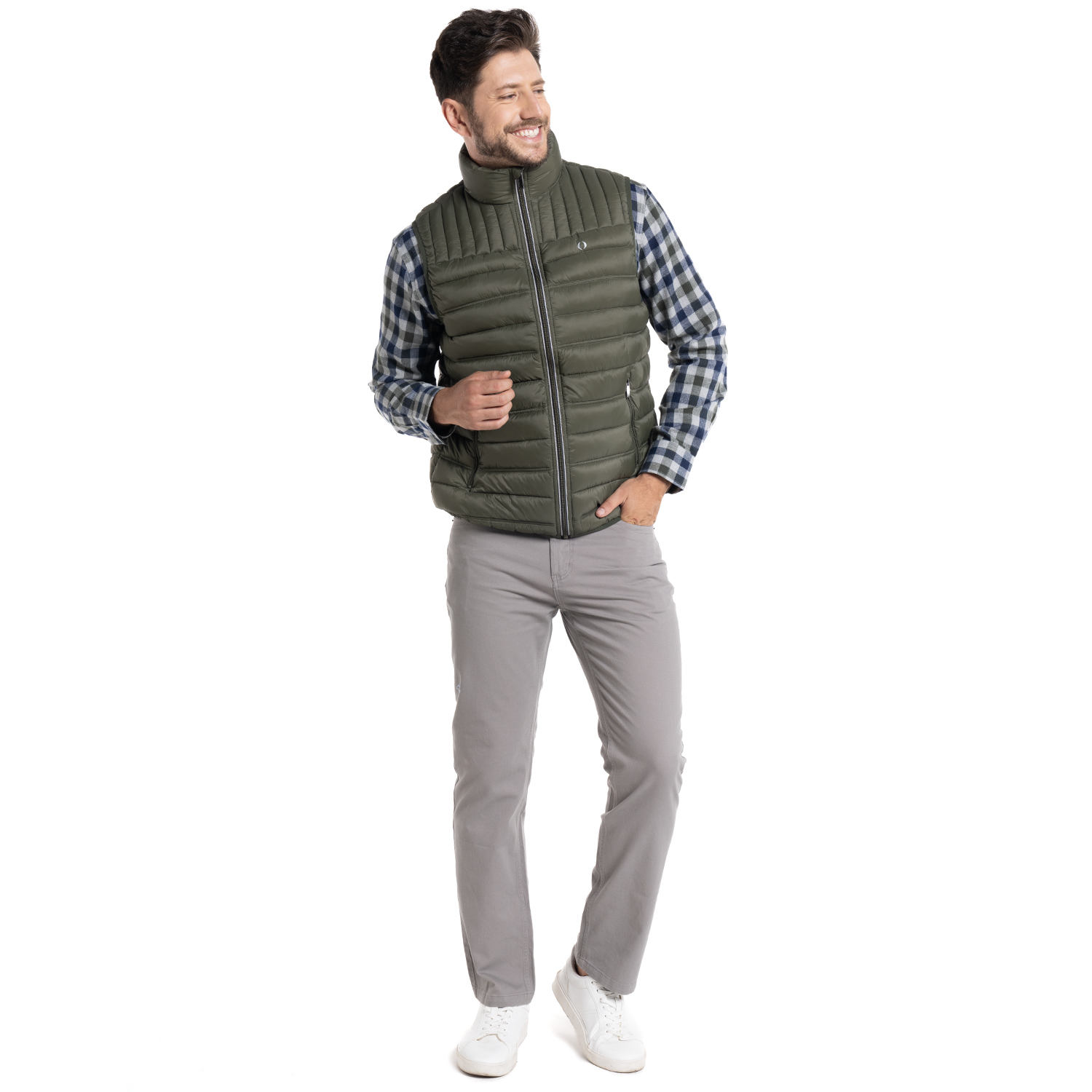 CHAQUETA SIN MANGAS NAVARRA | VERDE OSCURO - 4