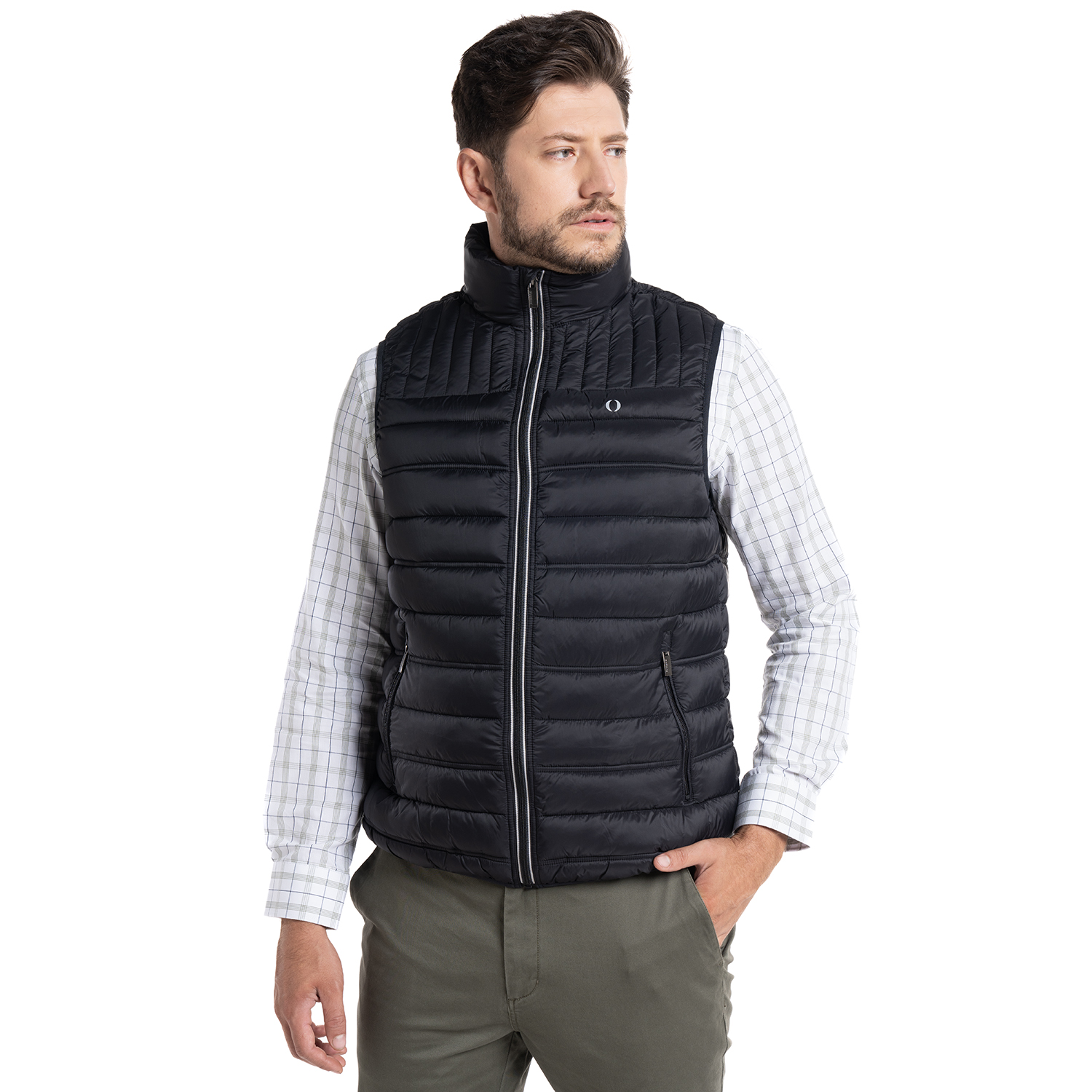 CHAQUETA SIN MANGAS NAVARRA | NEGRO - 1