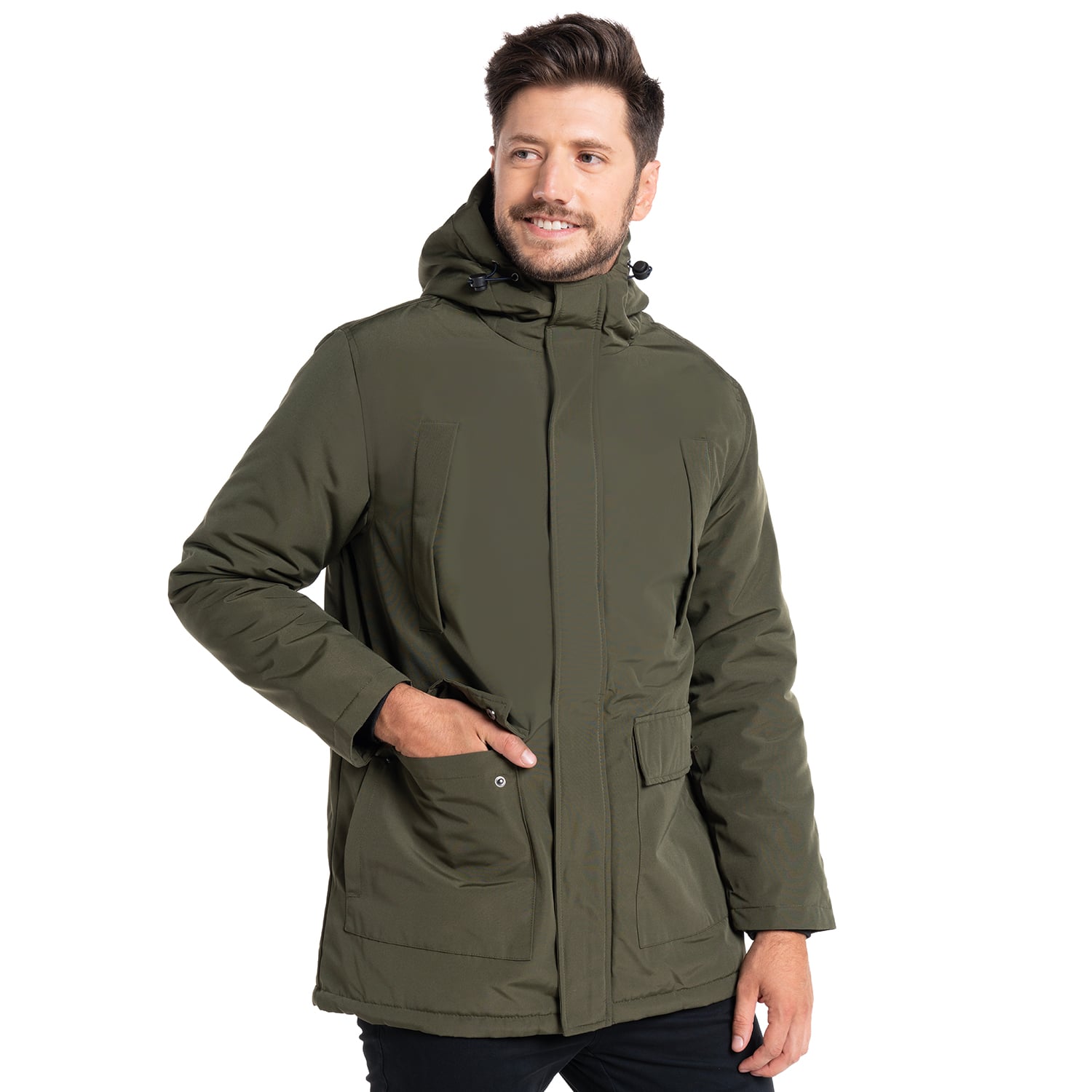 CHAQUETA ACOLCHADA LÉRIDA | VERDE OSCURO - 1