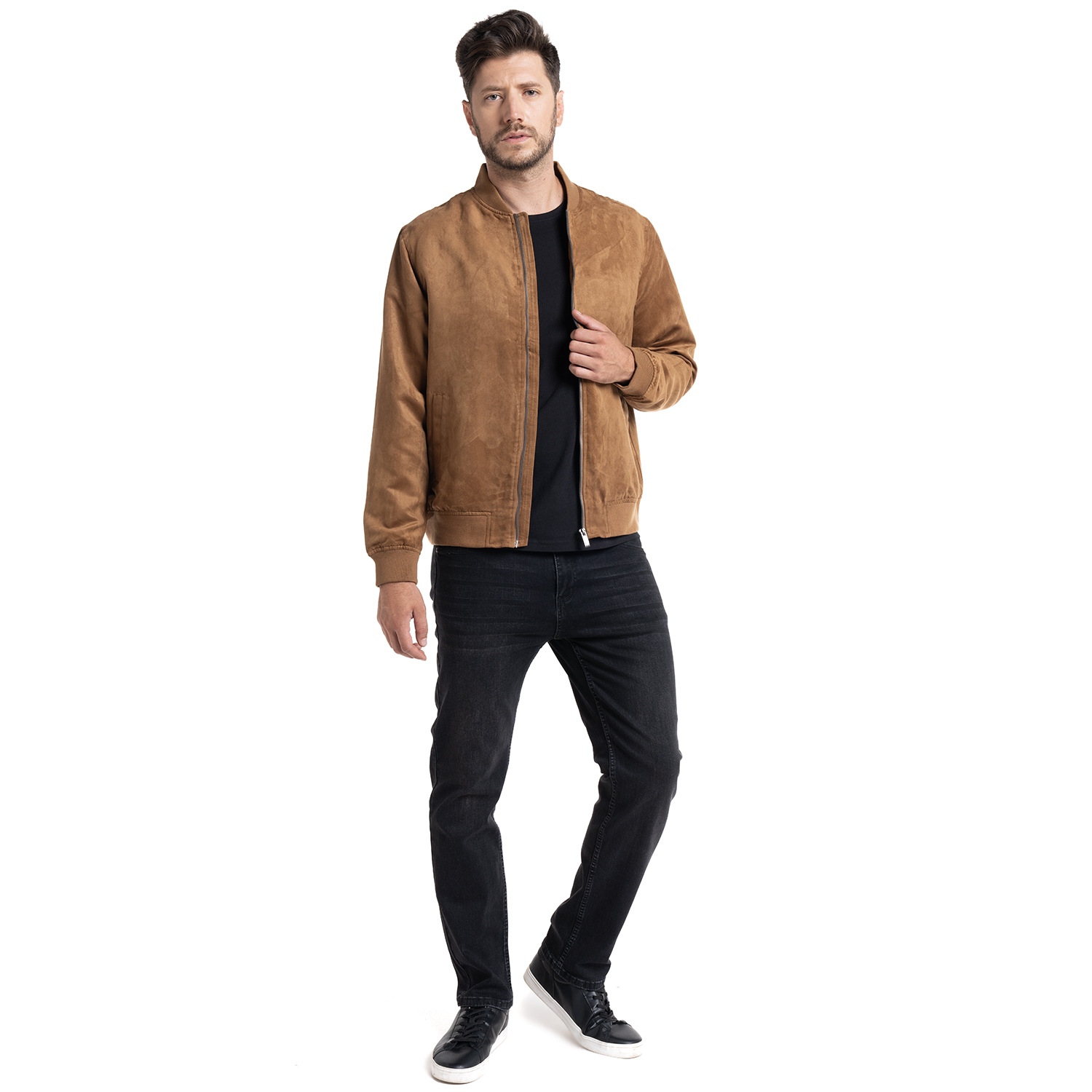 CHAQUETA BOMBER SUEDE CÁCERES | KHAKI - 4