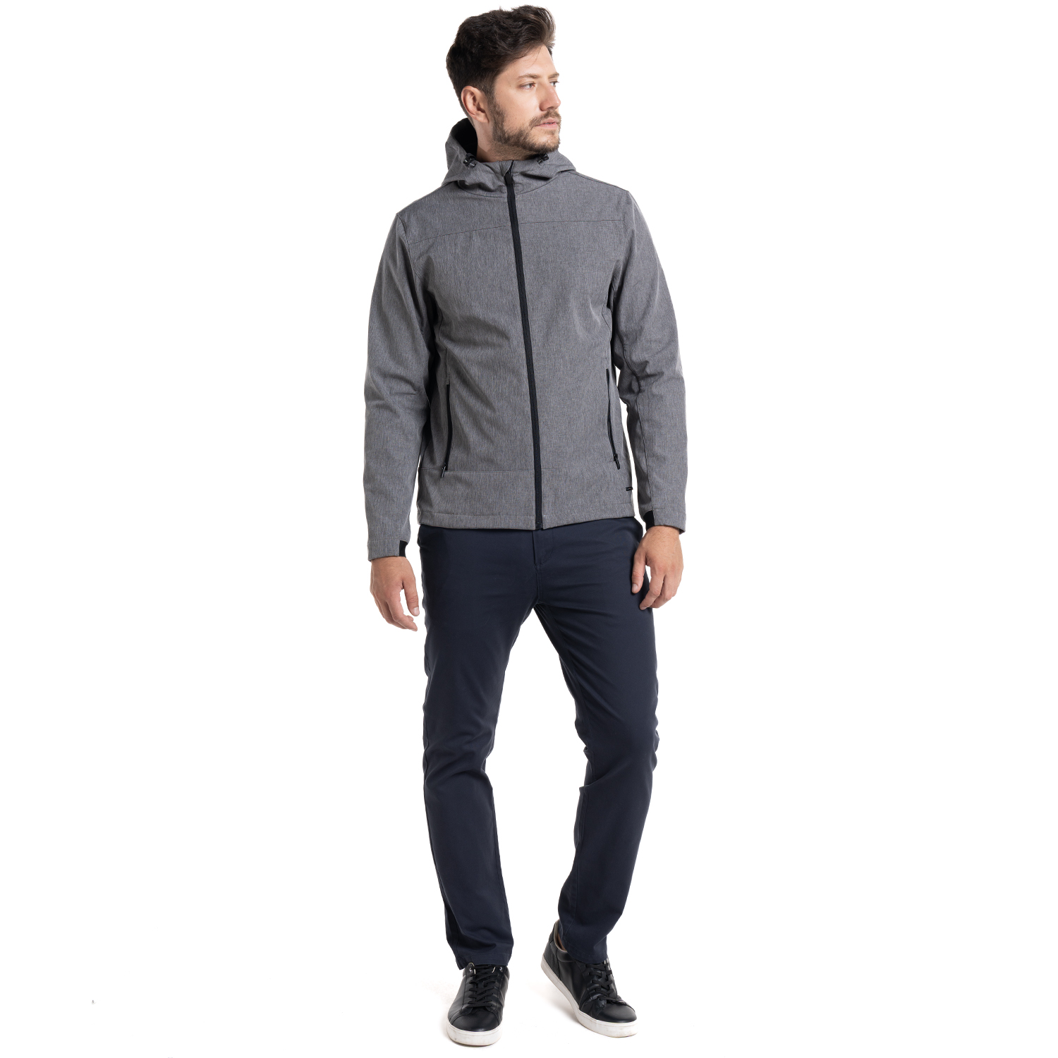 CHAQUETA SOFTSHELL CAZORLA | GRIS - 4