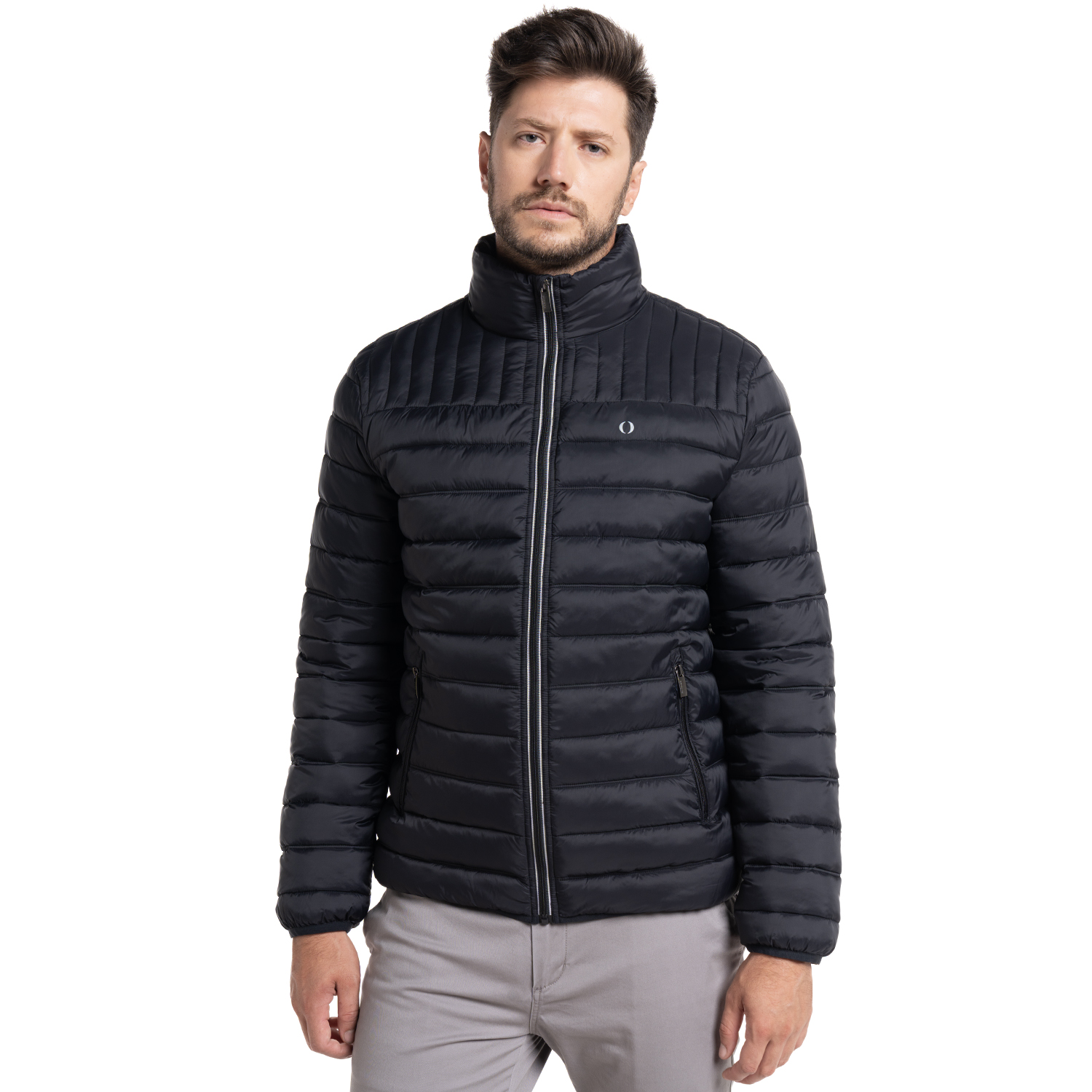 PARKA ANDORRA QUILTED ACOLCHADA HOMBRE VERDE | EN COLOR NEGRO - 1