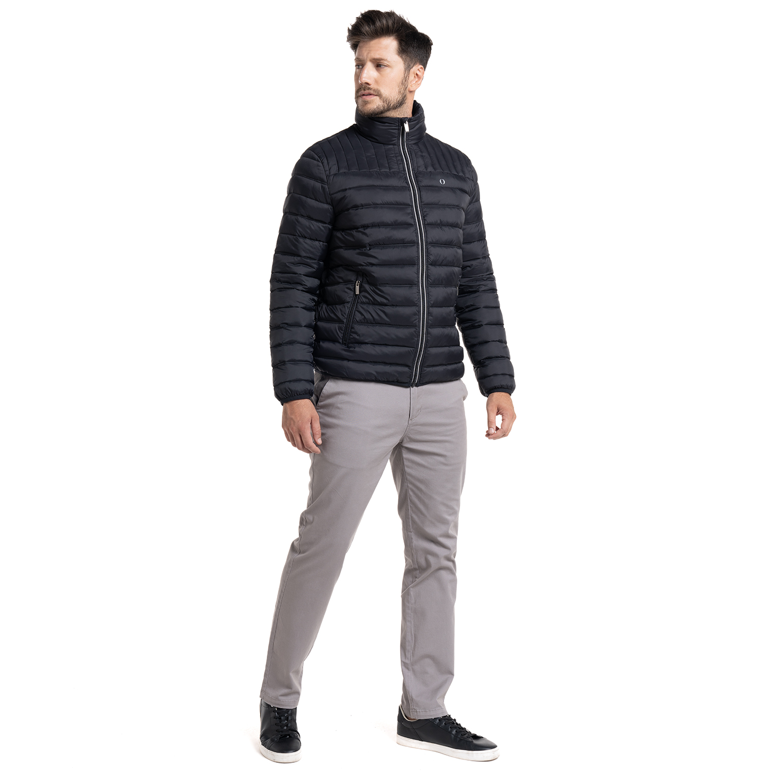 PARKA ANDORRA QUILTED ACOLCHADA HOMBRE VERDE | EN COLOR NEGRO - 4