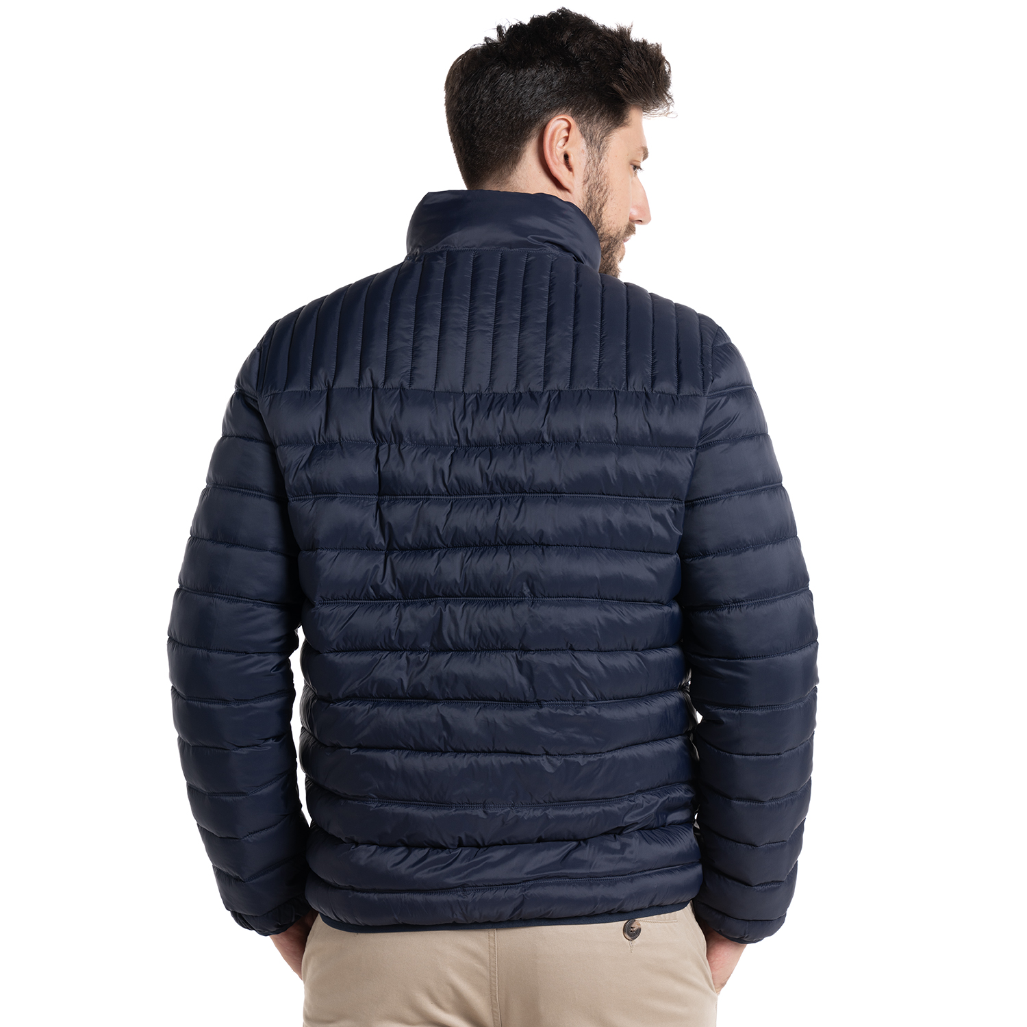 PARKA ANDORRA QUILTED ACOLCHADA HOMBRE VERDE | AZUL MARINO - 2