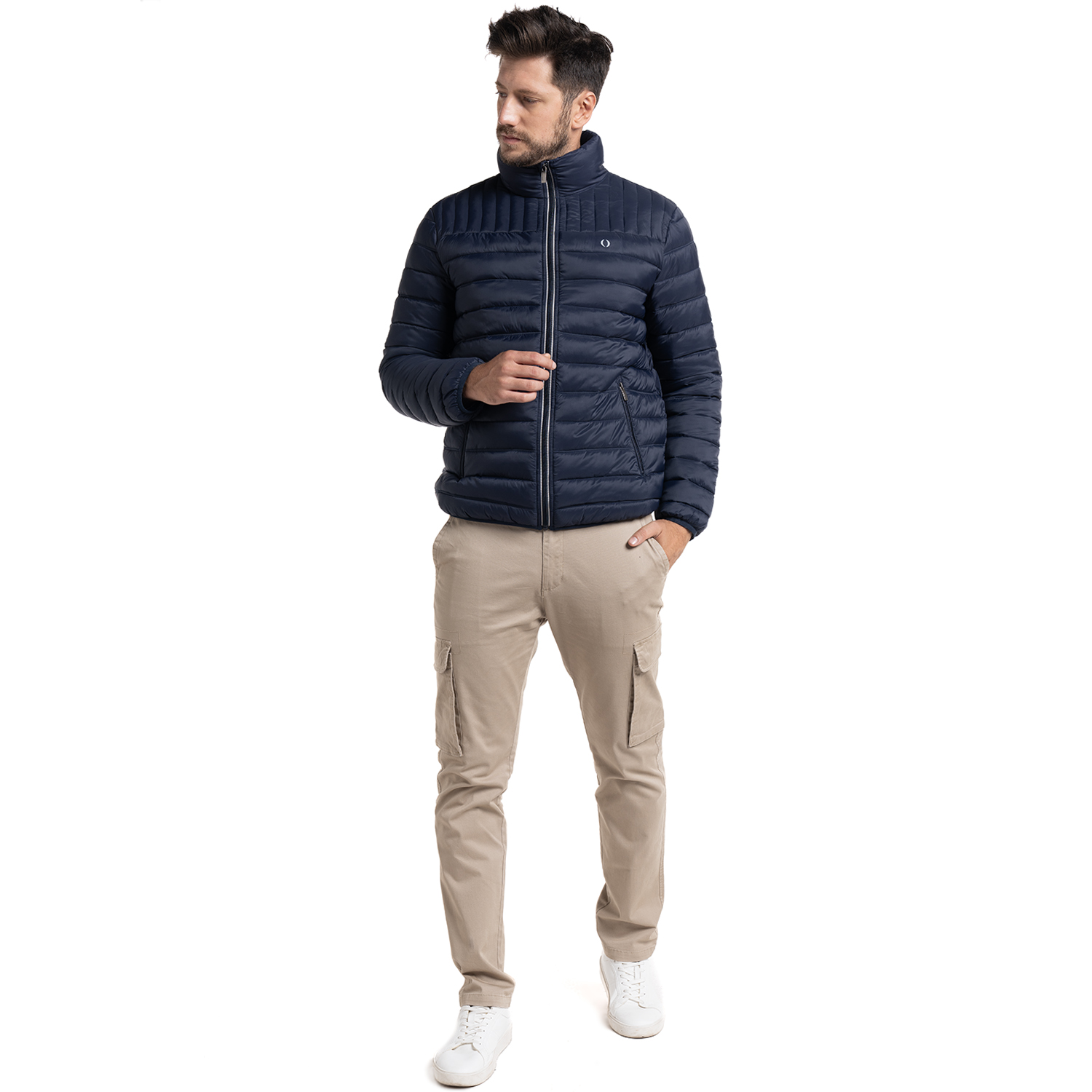 PARKA ANDORRA QUILTED ACOLCHADA HOMBRE VERDE | AZUL MARINO - 4