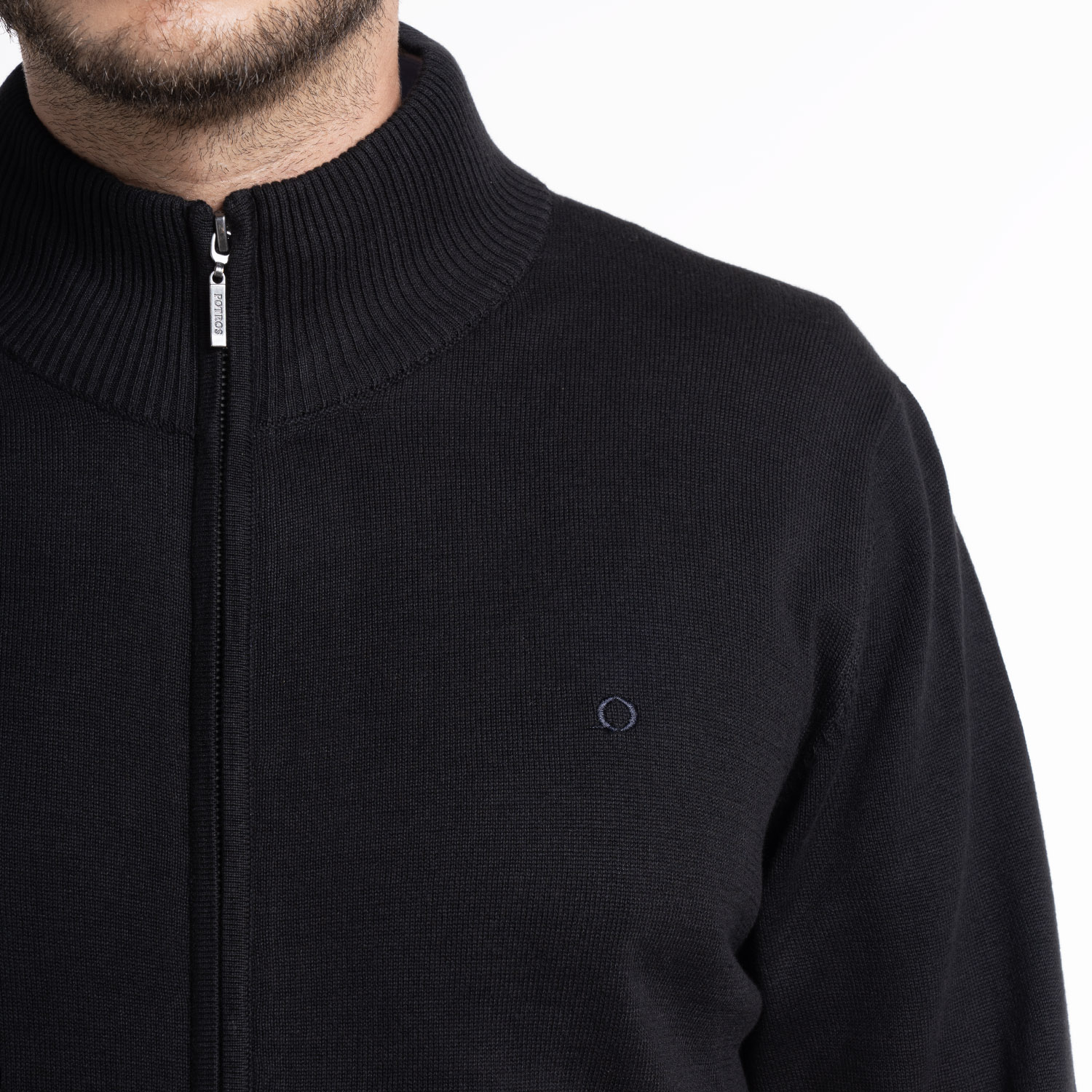 SWEATER FULL ZIPPER ALMAGRO | NEGRO - 3