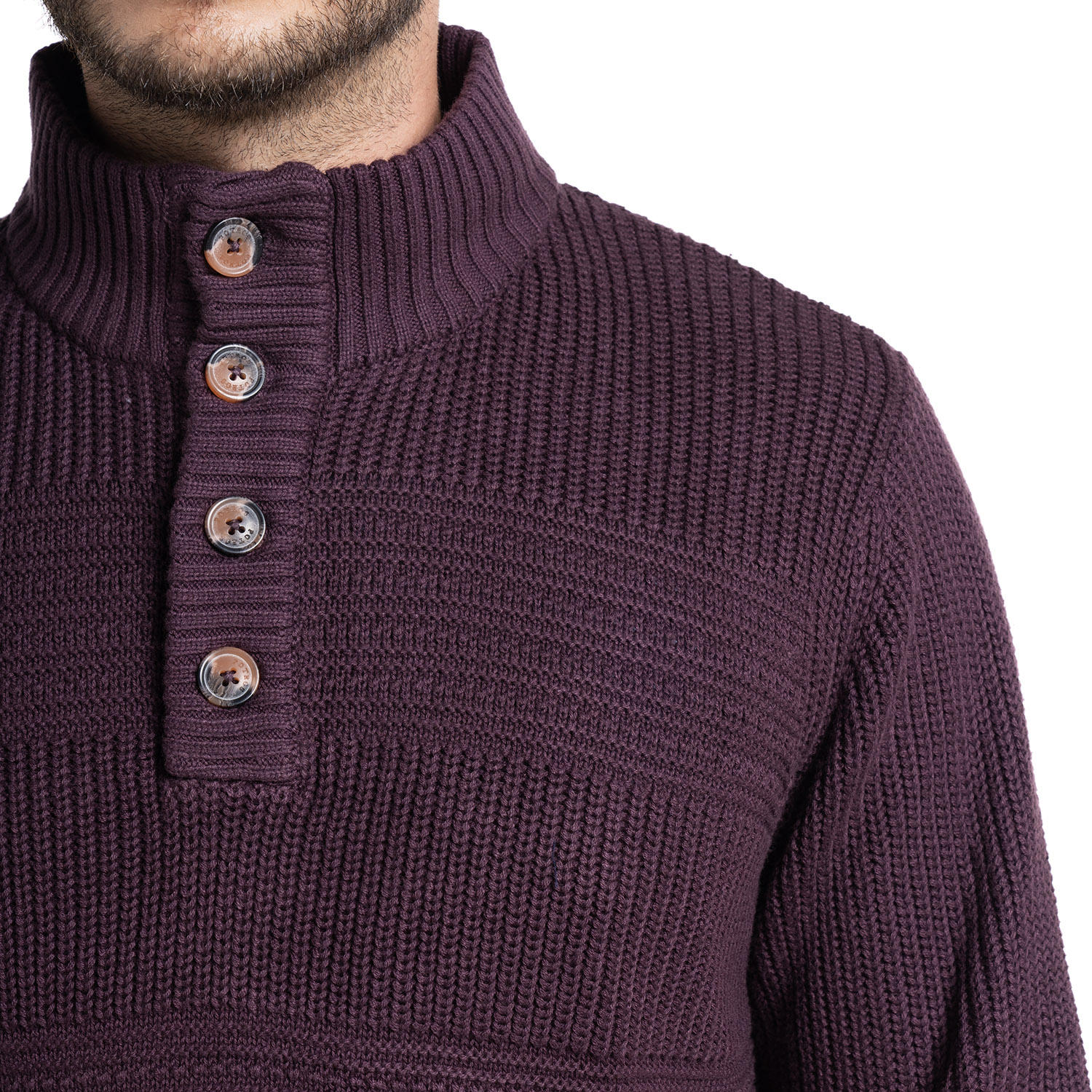 SWEATER HALF BUTTON GIRONA | BURDEO - 3