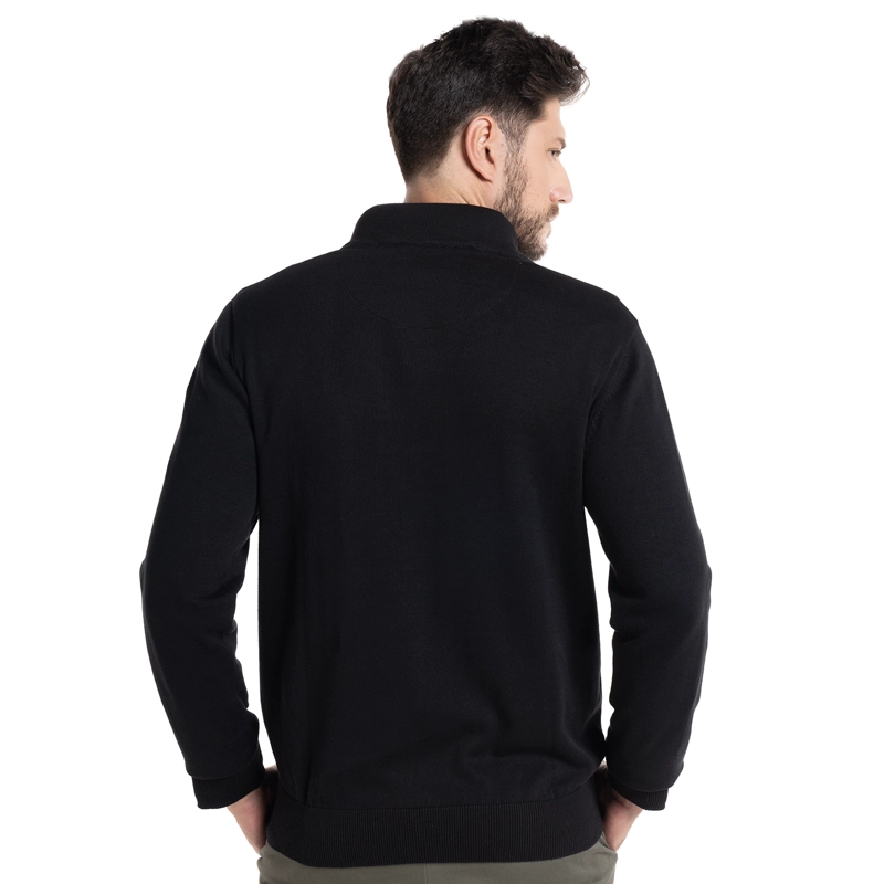 SWEATER HALF ZIPPER CASTELLÓN | NEGRO - 2