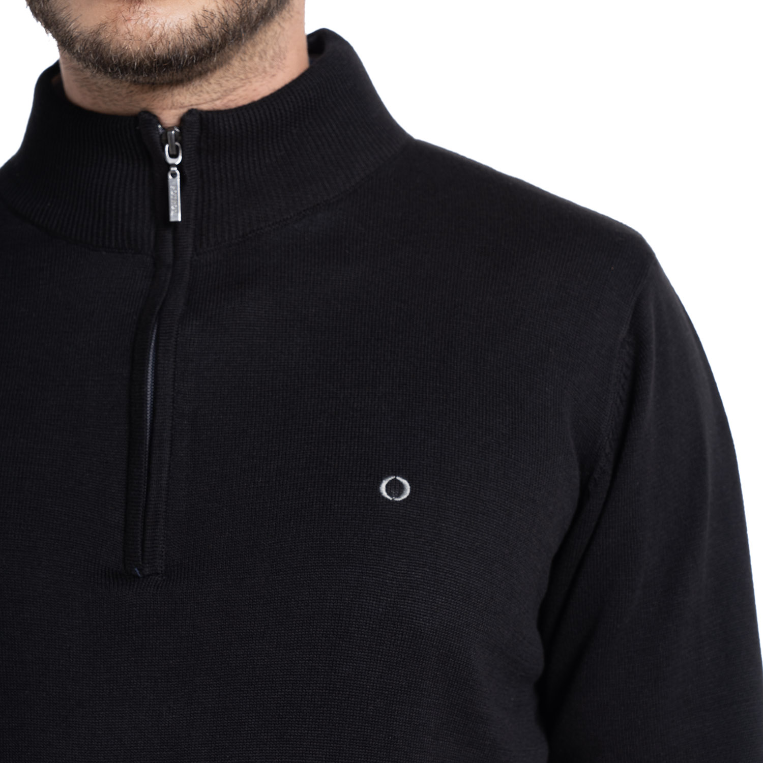 SWEATER HALF ZIPPER CASTELLÓN | NEGRO - 3