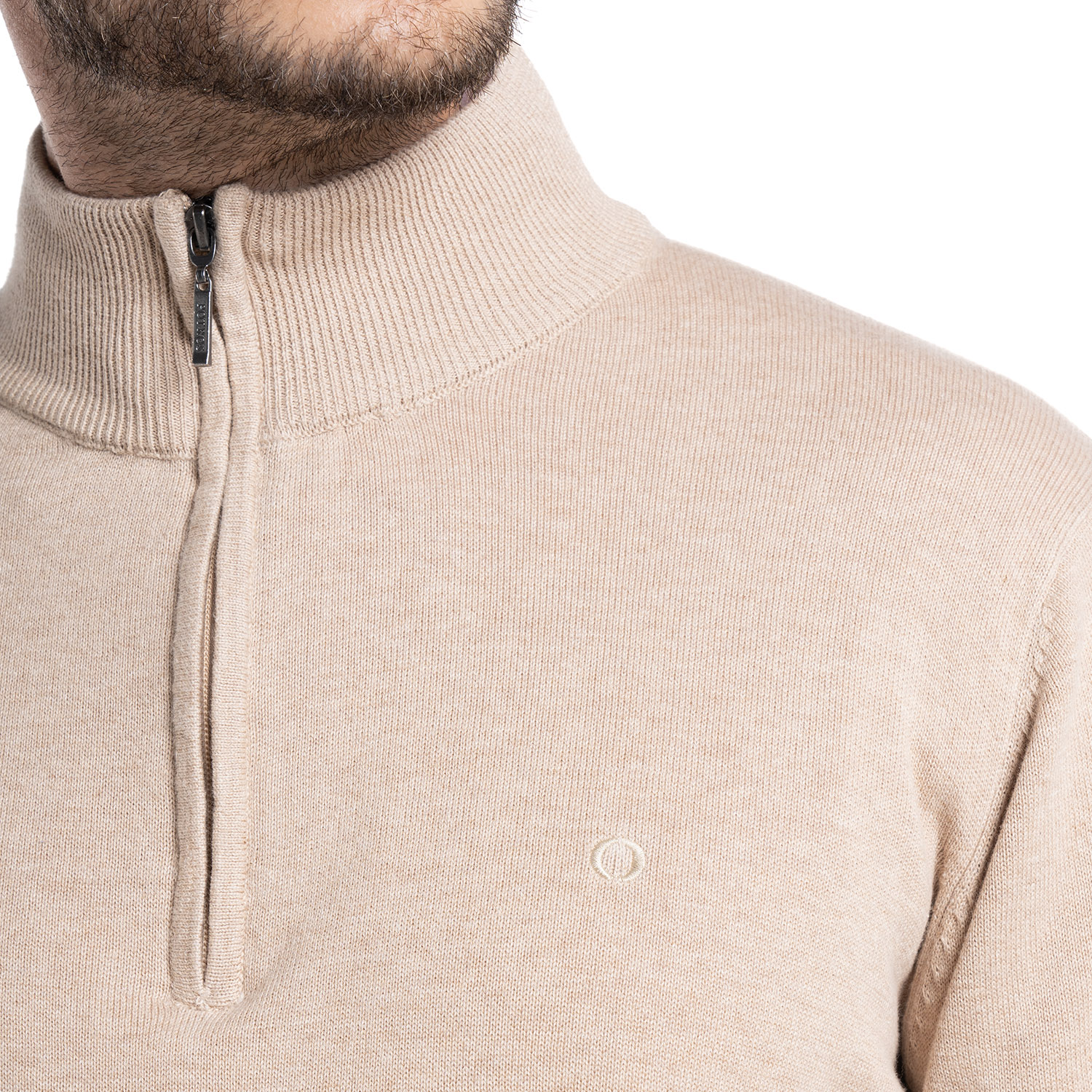 SWEATER HALF ZIPPER CASTELLÓN | BEIGE - 3