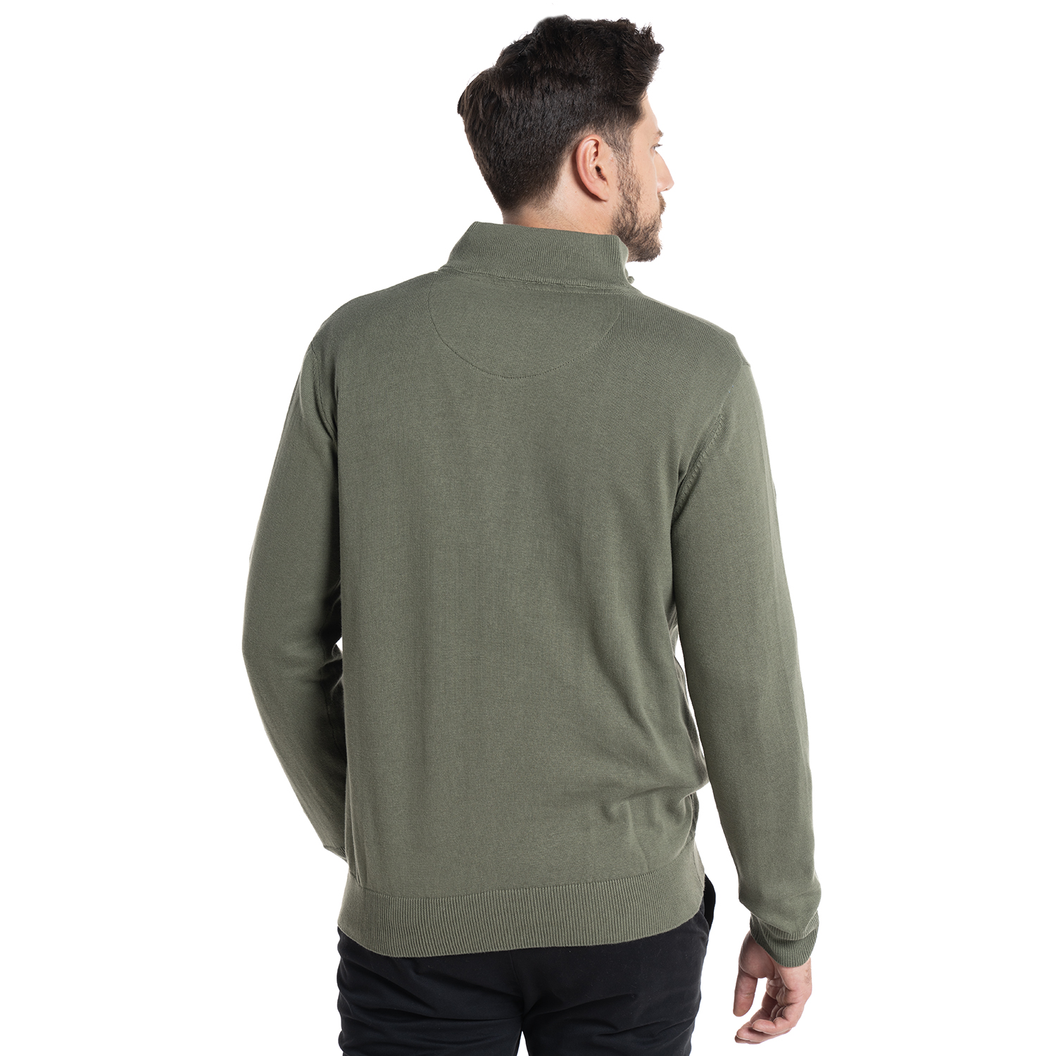 SWEATER HALF ZIPPER CASTELLÓN | VERDE - 2