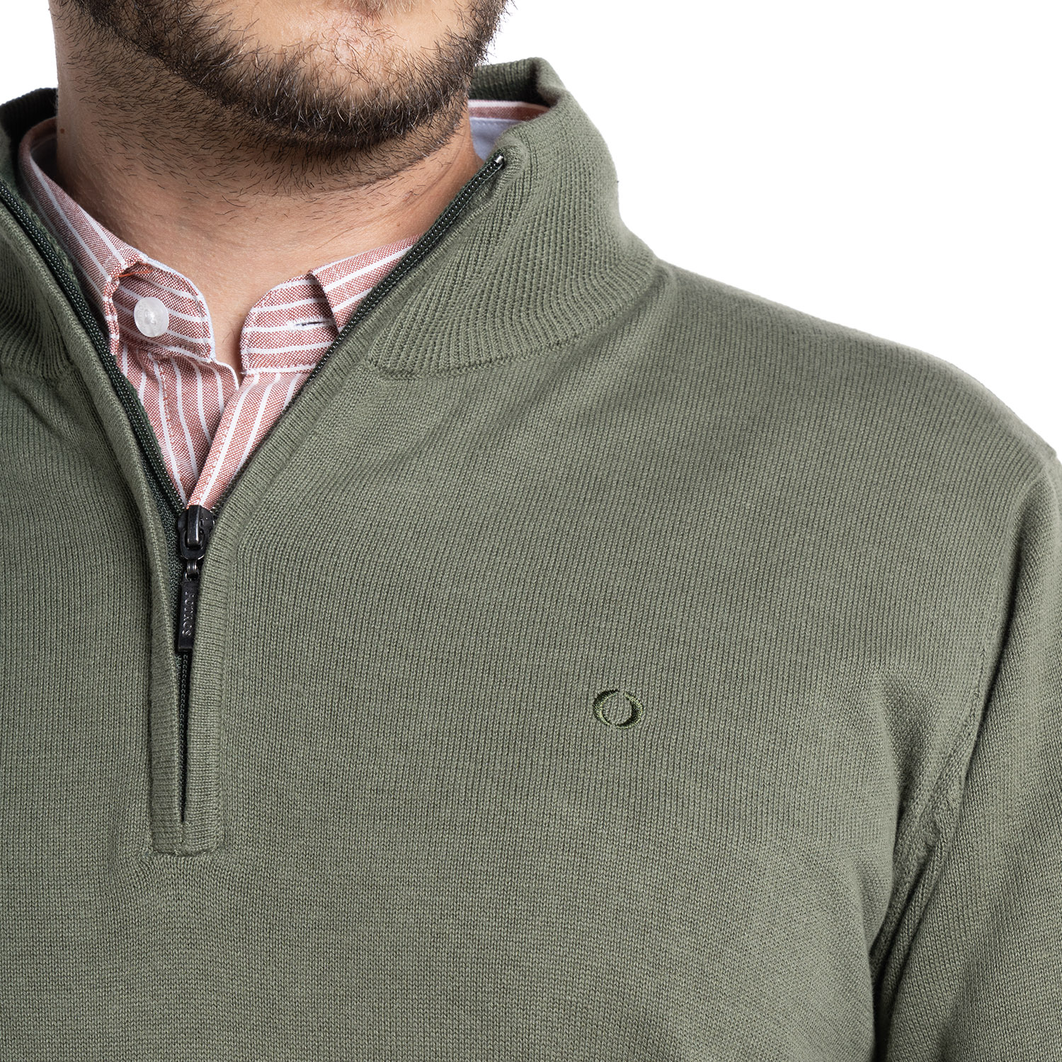 SWEATER HALF ZIPPER CASTELLÓN | VERDE - 3