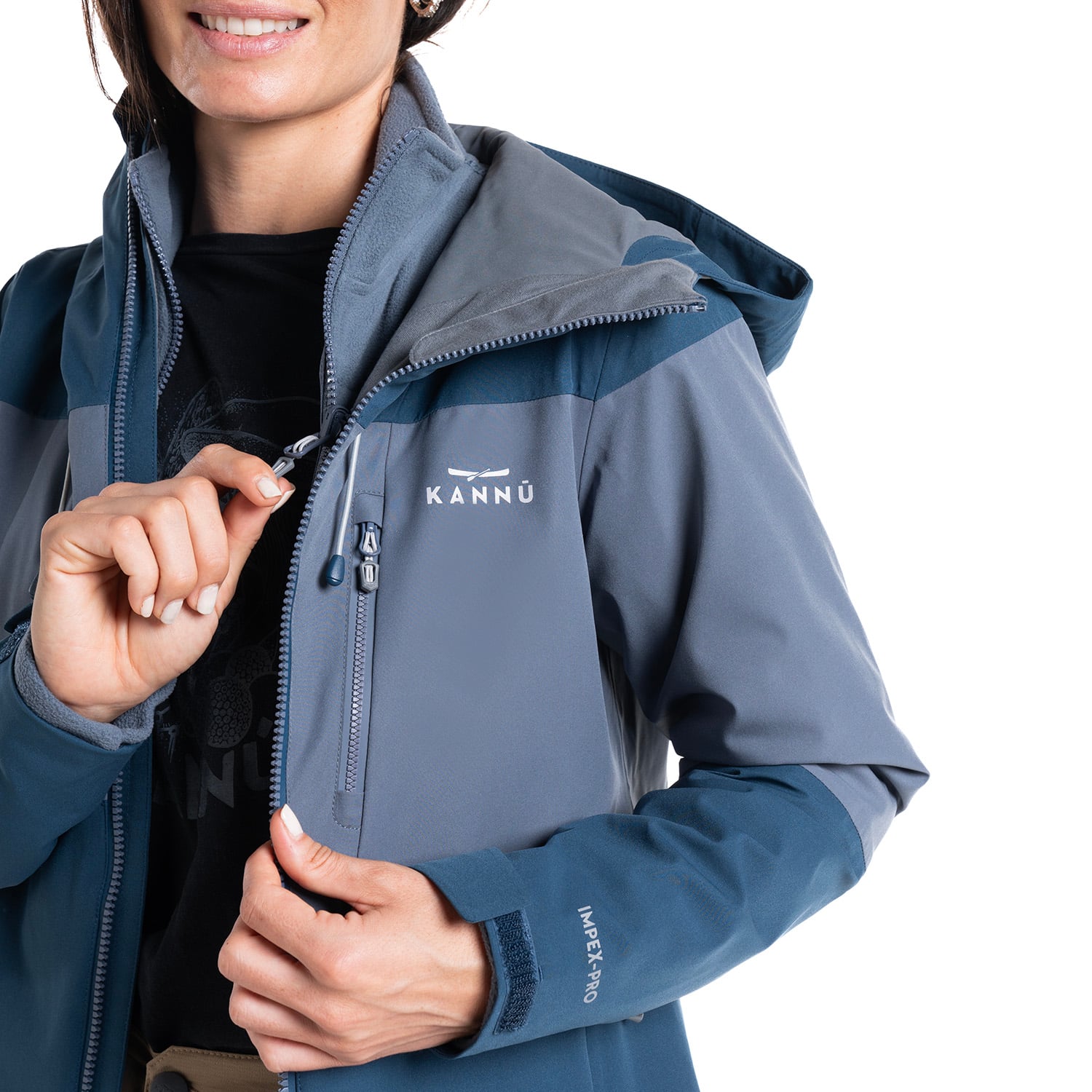 PARKA OUTDOOR 3 EN 1 BAKER MUJER | AZUL - 3