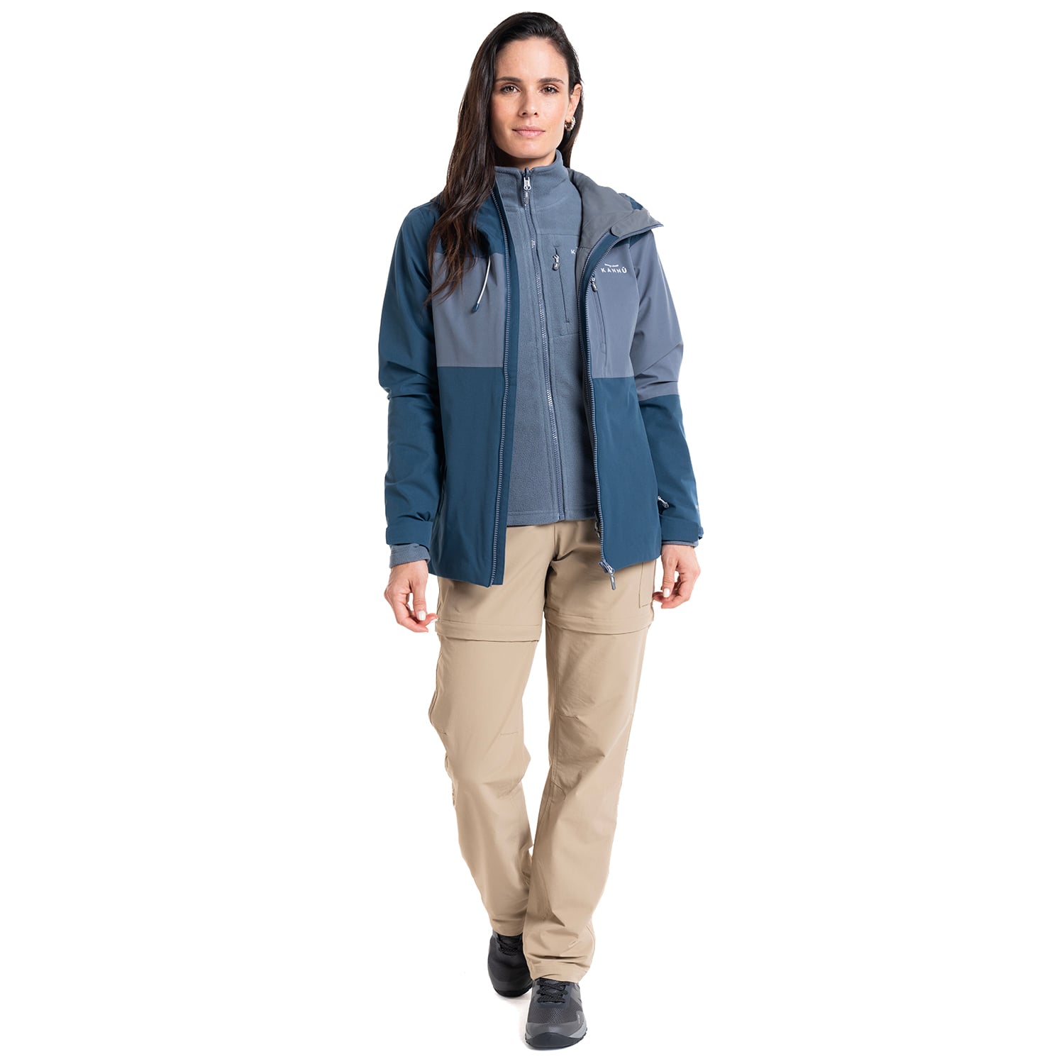 PARKA OUTDOOR 3 EN 1 BAKER MUJER | AZUL - 4