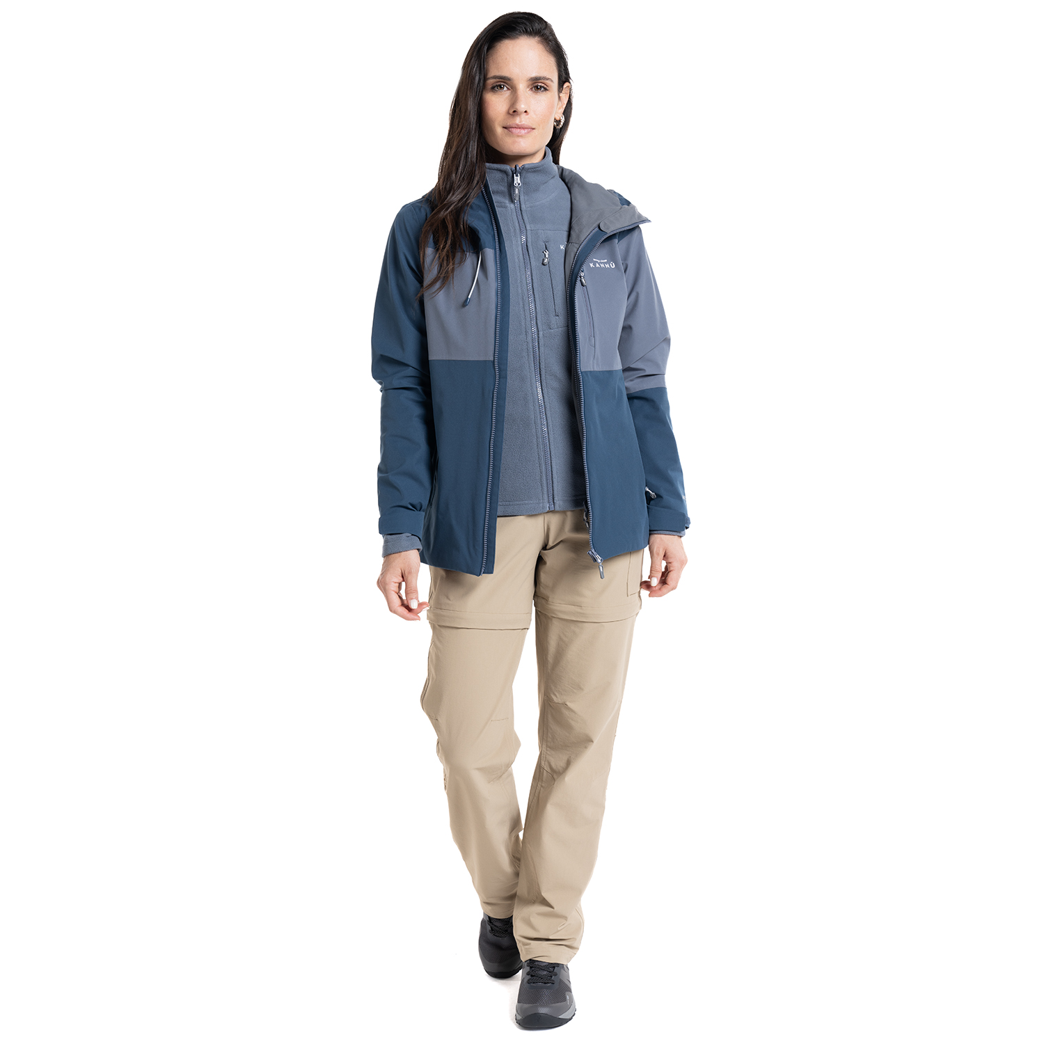 PARKA OUTDOOR 3 EN 1 BAKER MUJER | AZUL - 4