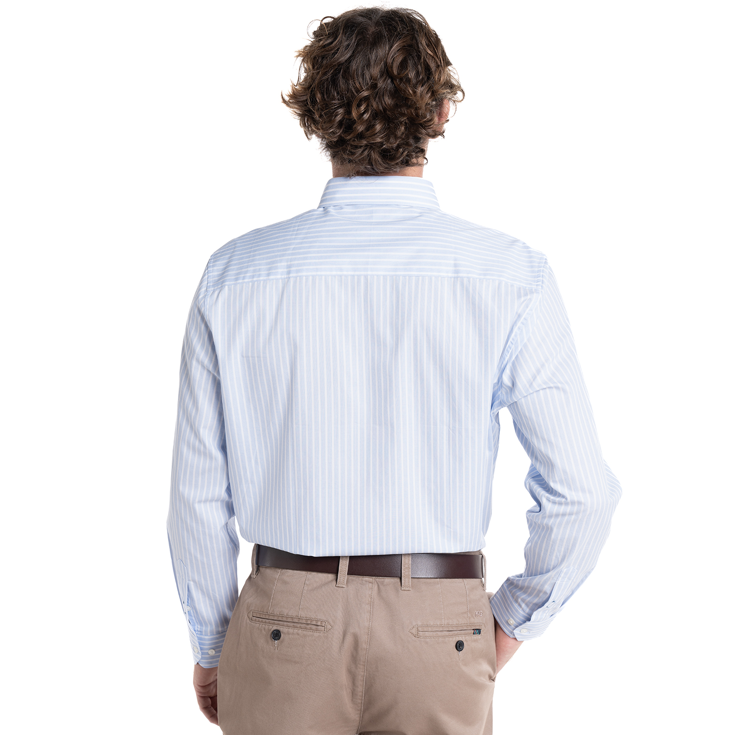 CAMISA HOMBRE MANGA LARGA ROCKEFELLER ALGODON SLIM FIT | AZUL MARINO - 2