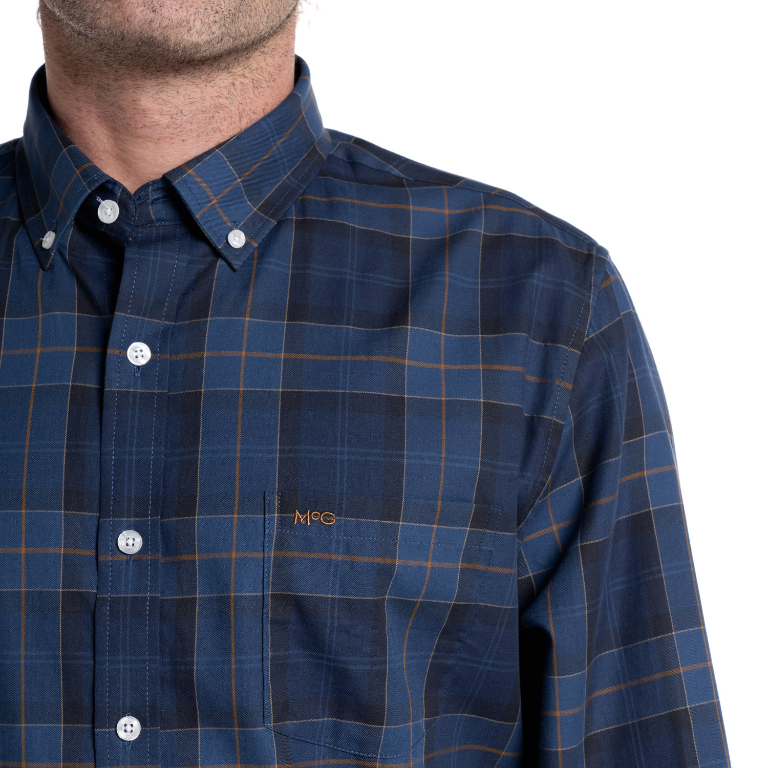 CAMISA ESCOCESA QUEENS. | AZUL - 3