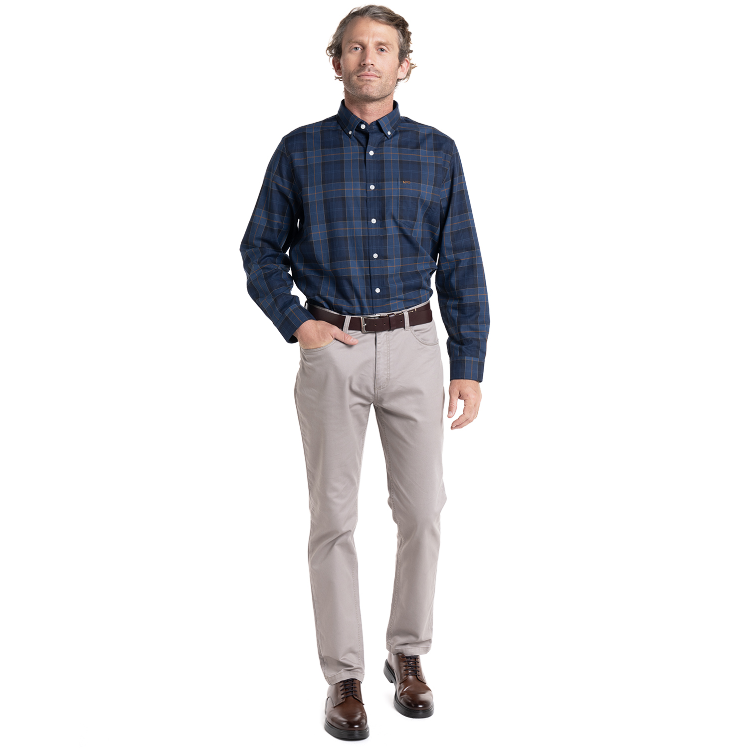 CAMISA ESCOCESA QUEENS. | AZUL - 4