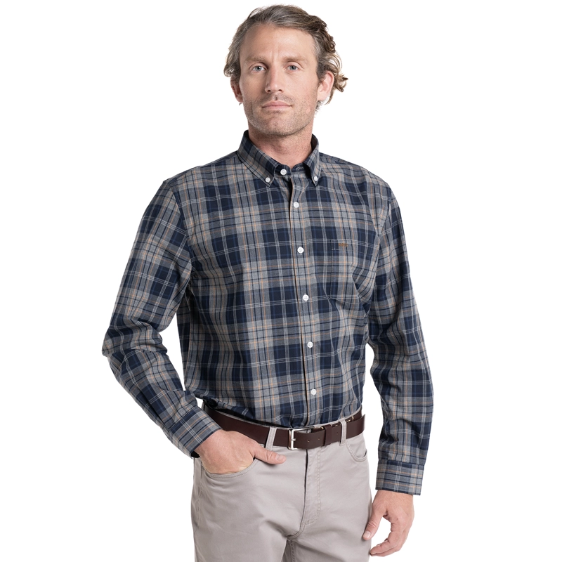 CAMISA ESCOCESA QUEENS. | AZUL MARINO - 1