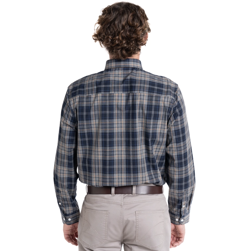 CAMISA ESCOCESA QUEENS. | AZUL MARINO - 2