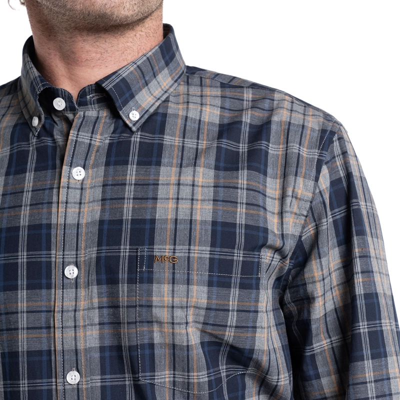 CAMISA ESCOCESA QUEENS. | AZUL MARINO - 3