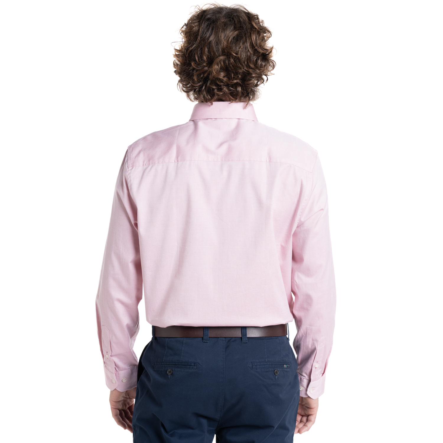 CAMISA HOMBRE OXFORD MANGA LARGA CROSBY ALGODÓN | ROSADO - 2