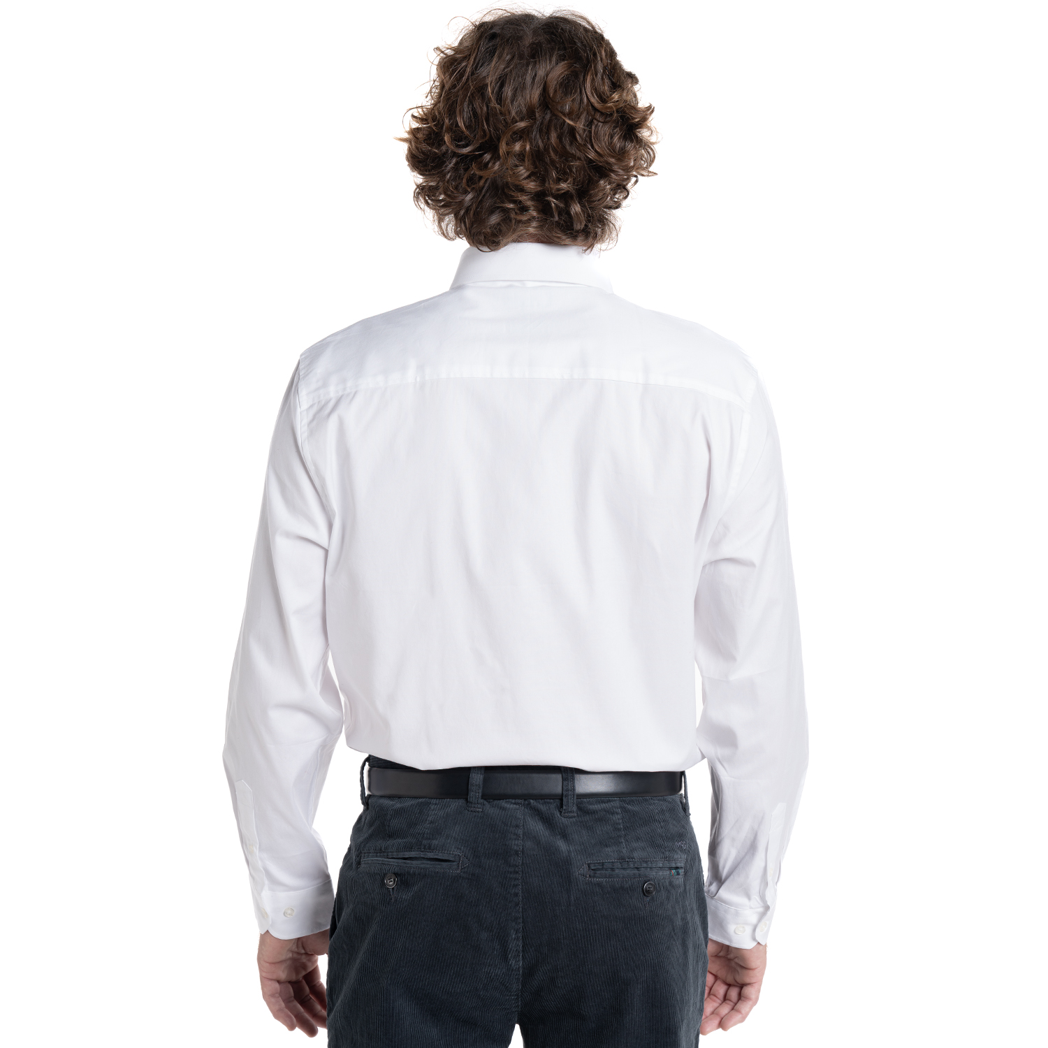 CAMISA HOMBRE OXFORD MANGA LARGA CROSBY ALGODÓN | EN COLOR BLANCO - 2