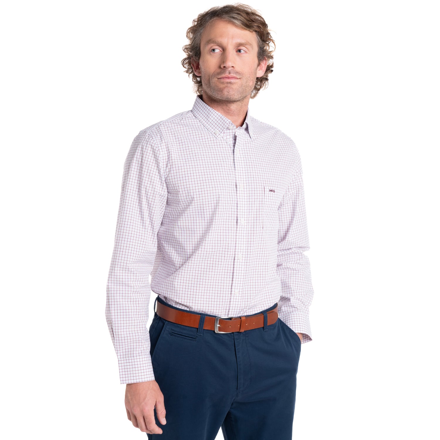 CAMISA WALL STREET. | ROSADO - 1