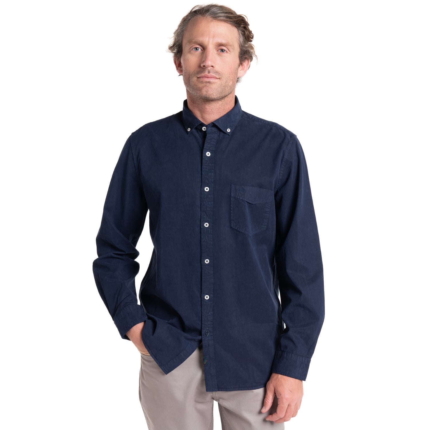 CAMISA CENTRAL PARK. | AZUL MARINO - 1