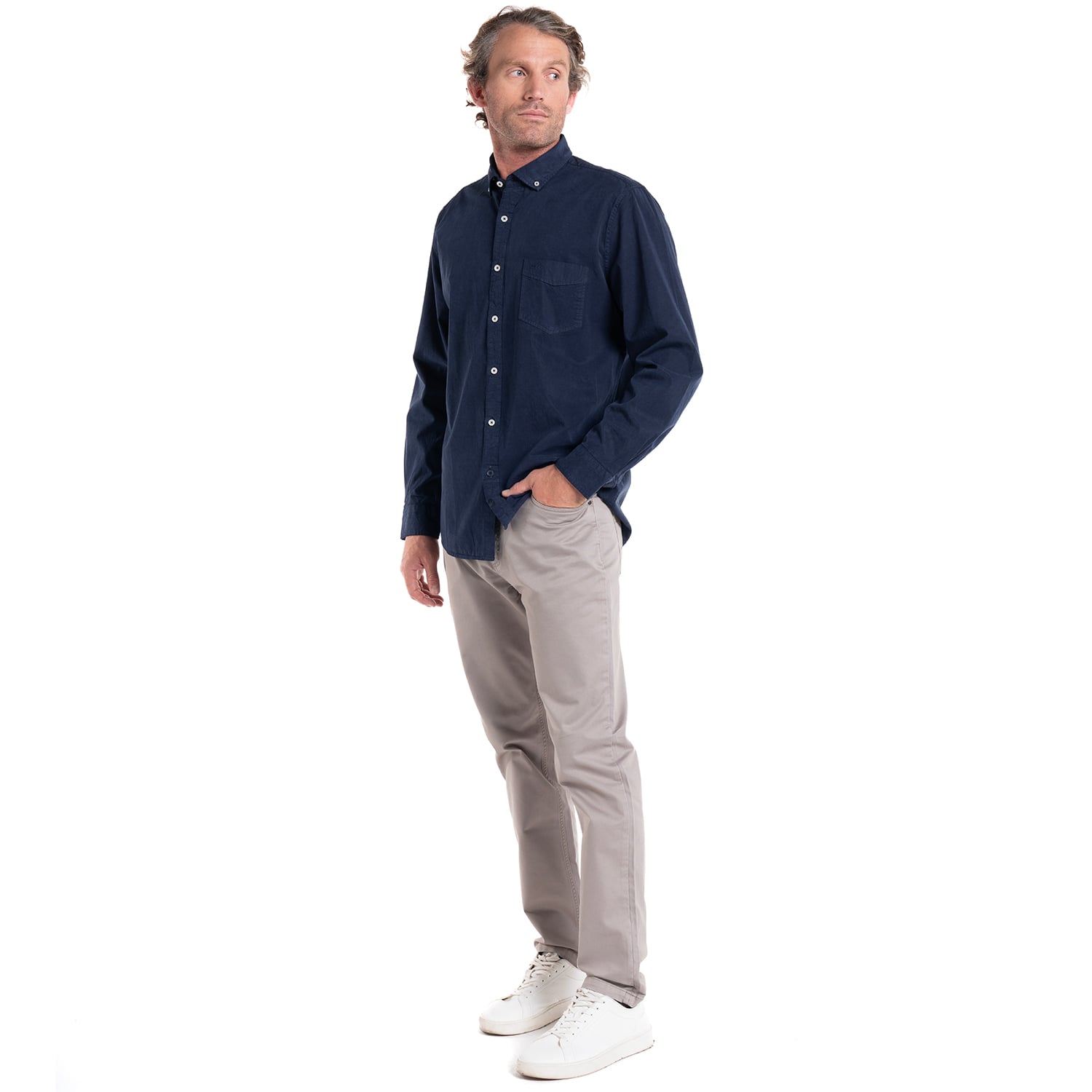 CAMISA CENTRAL PARK. | AZUL MARINO - 4