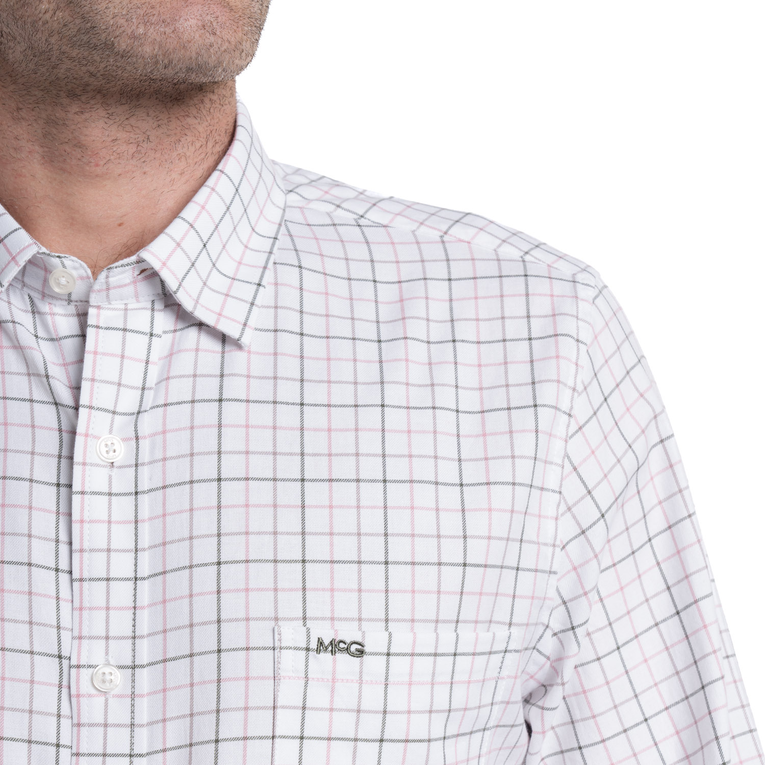 CAMISA OXFORD HOMBRE STATE ISLAND ALGODÓN MANGA LARGA SLIM FIT | ROSADO - 3