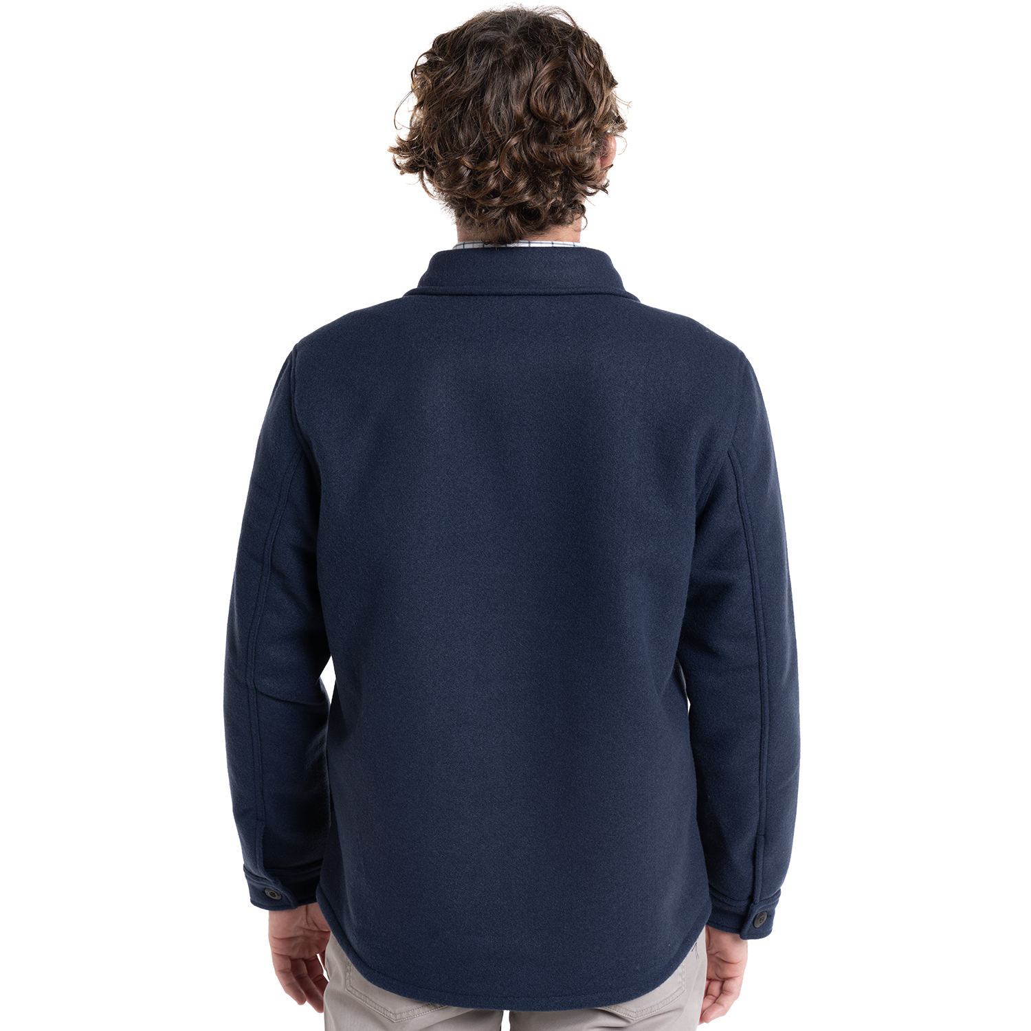 CHAQUETA ABRIGO DE PAÑO ROCHESTER MANGA LARGA HOMBRE | AZUL MARINO - 2