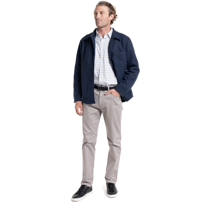 CHAQUETA ABRIGO DE PAÑO ROCHESTER MANGA LARGA HOMBRE | AZUL MARINO - 4