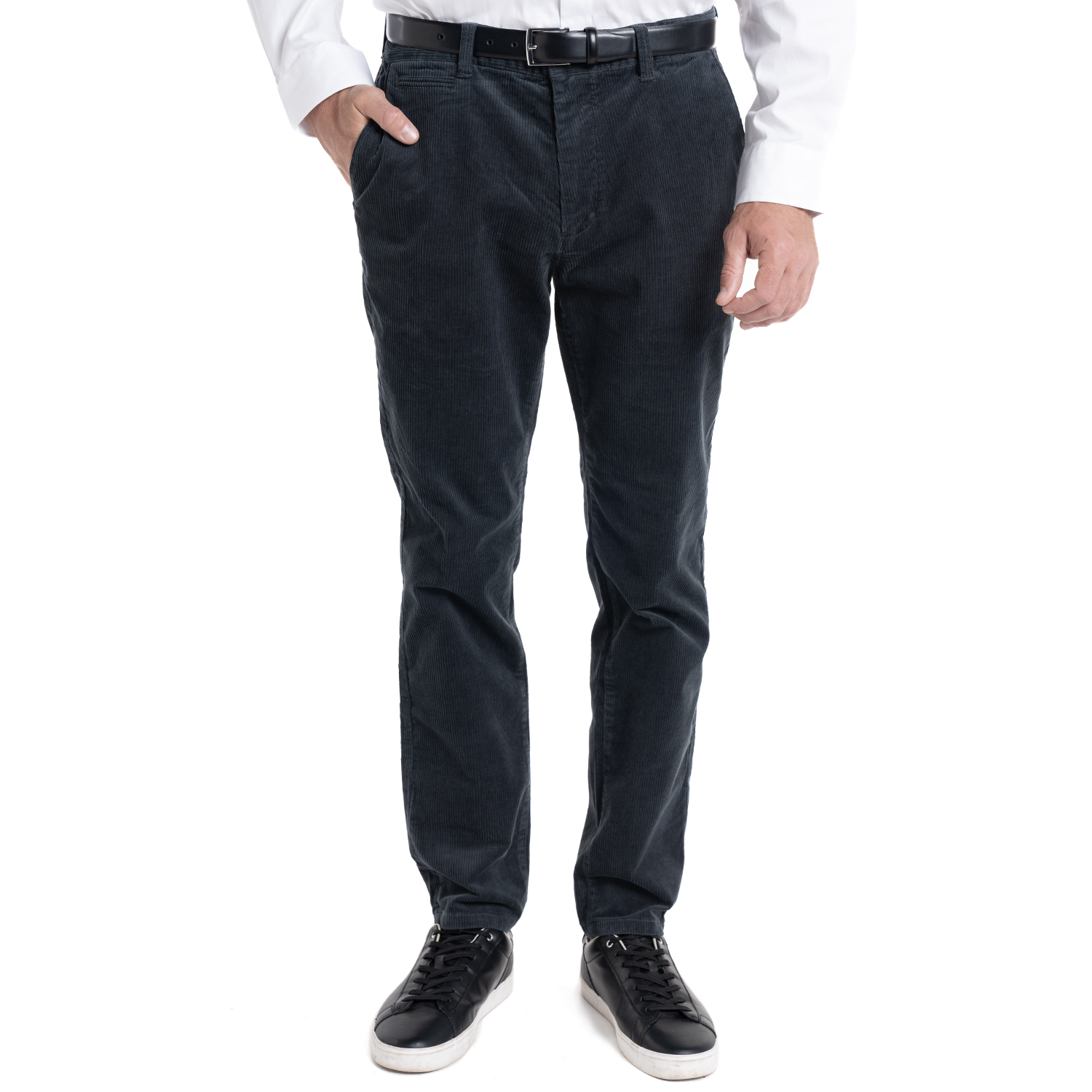 PANTALON CHINO HOMBRE ALGODON SLIM FIT CASUAL COTELE | GRIS - 1