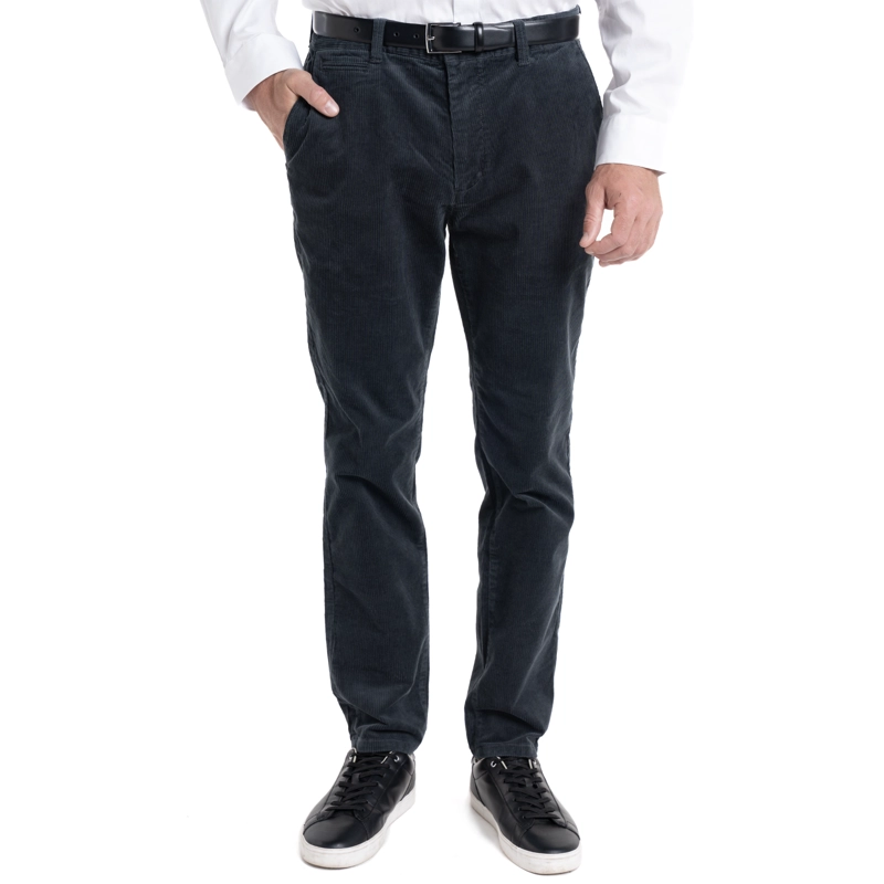 PANTALON CHINO HOMBRE ALGODON SLIM FIT CASUAL COTELE | GRIS - 1