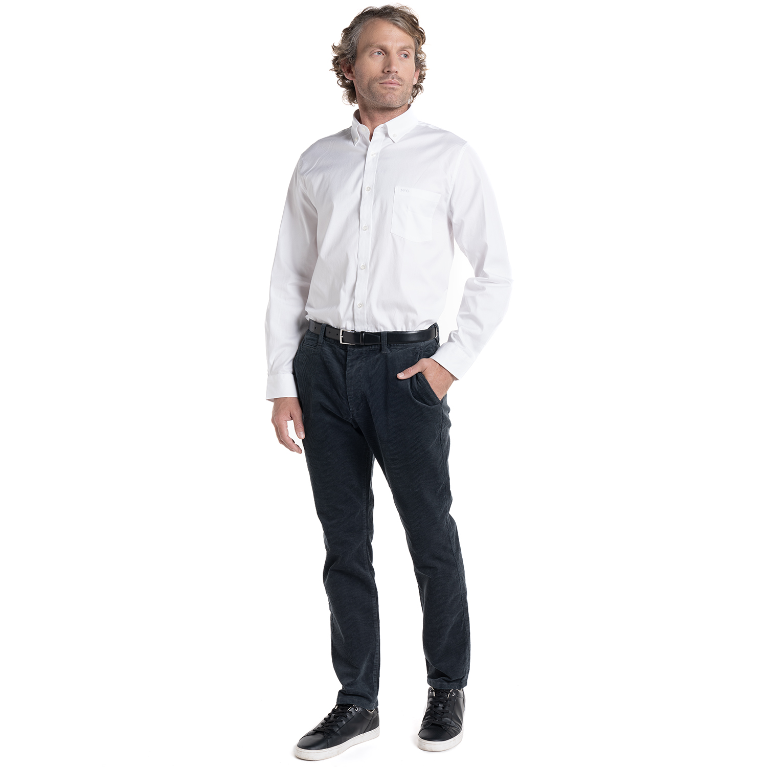 PANTALON CHINO HOMBRE ALGODON SLIM FIT CASUAL COTELE | GRIS - 4
