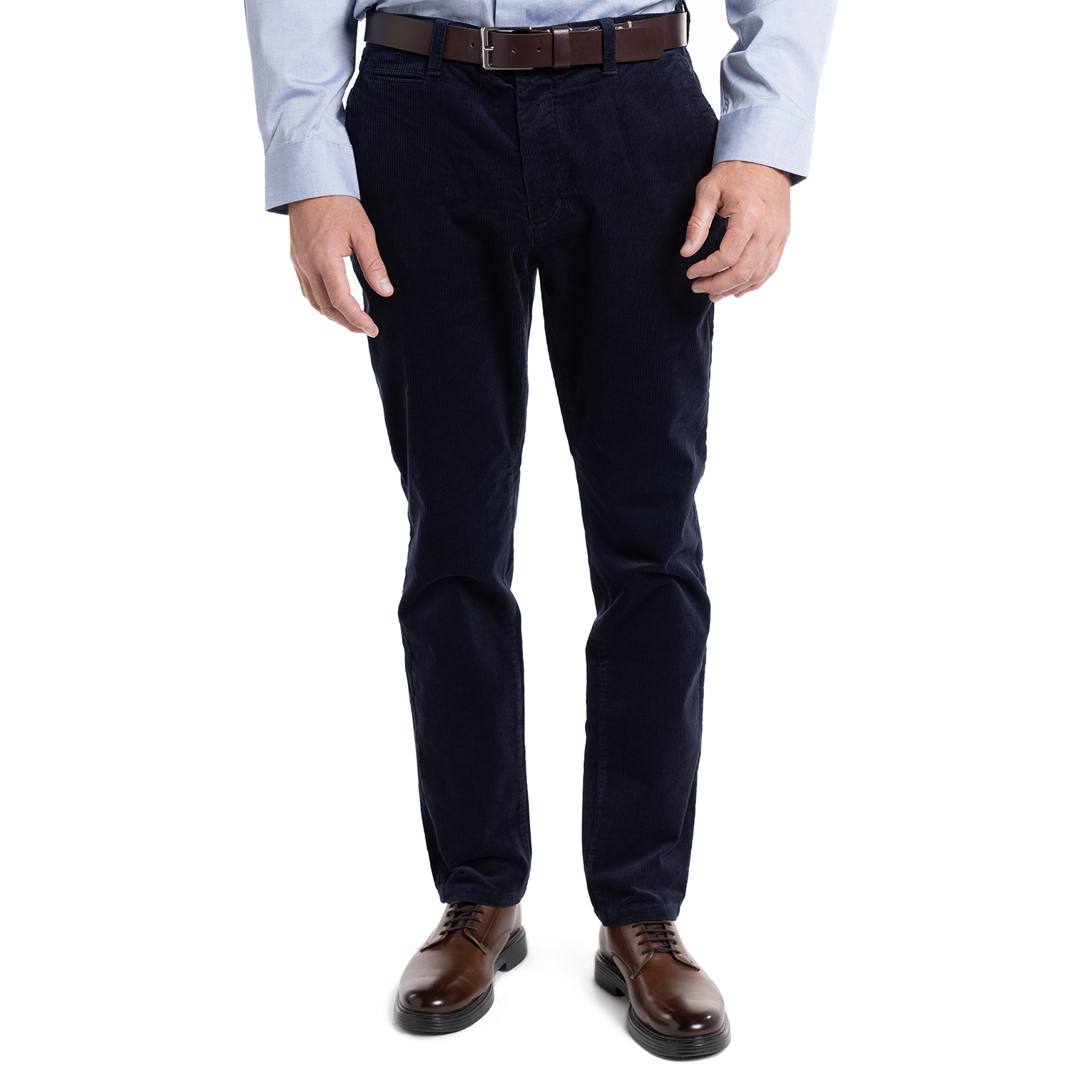 PANTALON CHINO HOMBRE ALGODON SLIM FIT CASUAL COTELE | AZUL MARINO - 1