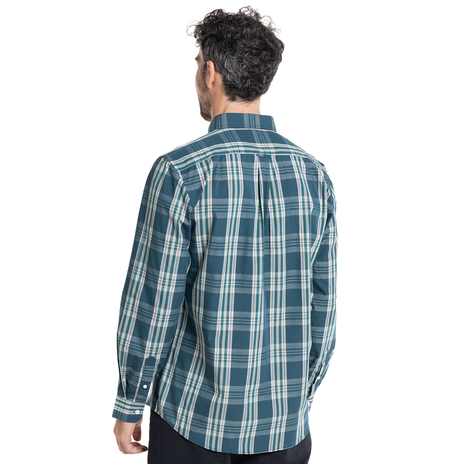 CAMISA TREVIRA CUADROS | VERDE PETRÓLEO - 2