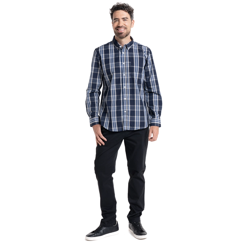 CAMISA TREVIRA CUADROS | AZUL - 4