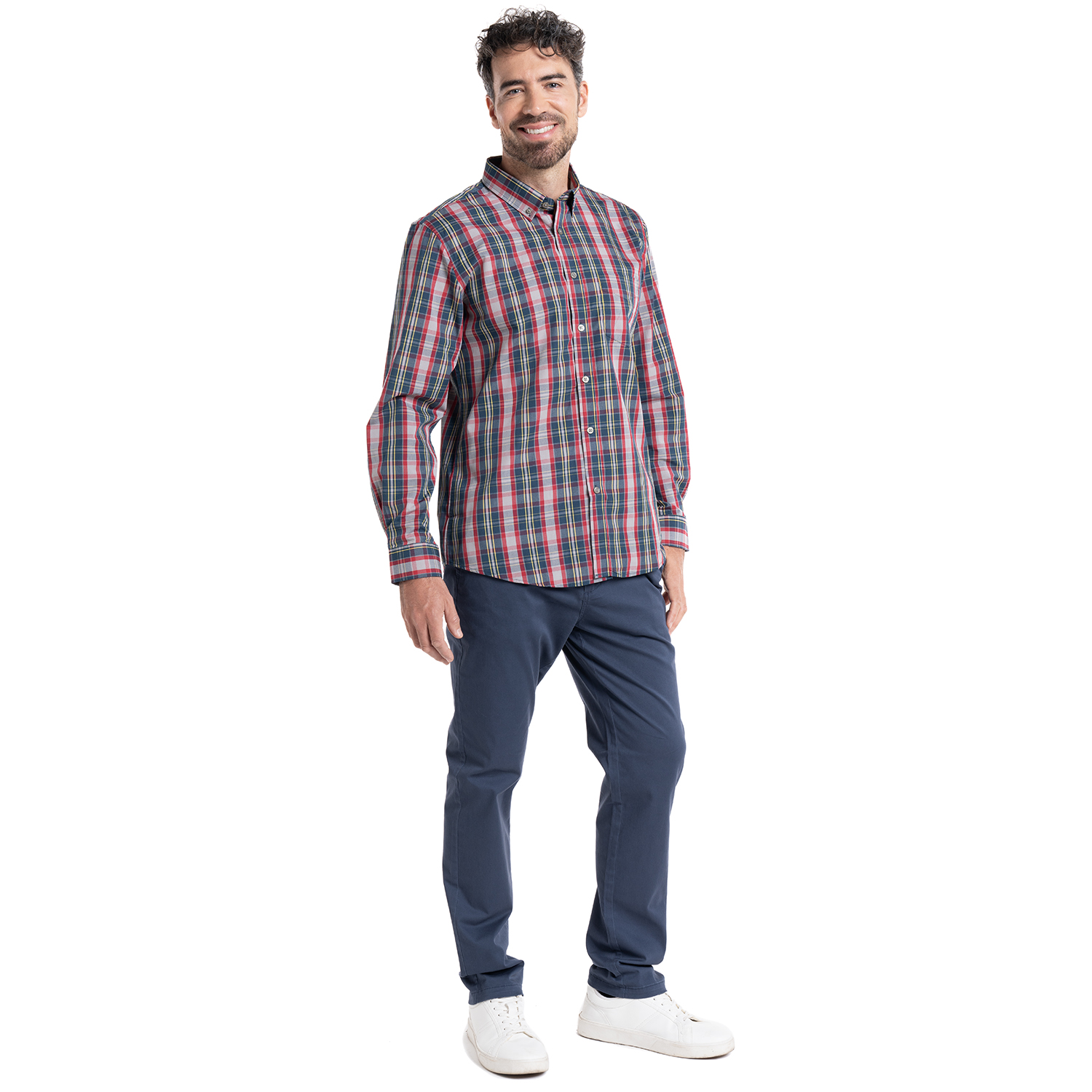 CAMISA TREVIRA CUADROS | GRIS - 4