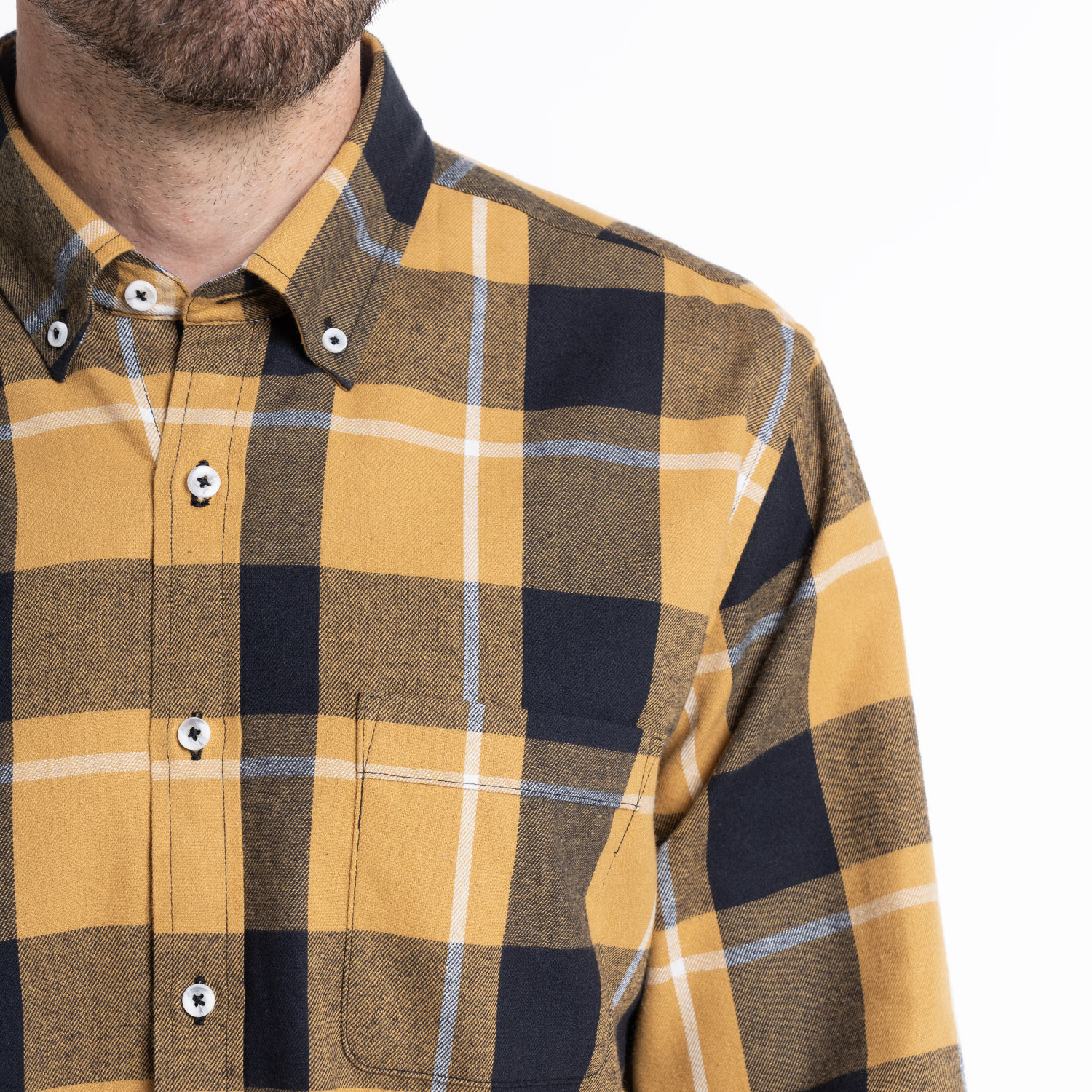 CAMISA VILLELA ESCOCESA | OCRE - 3