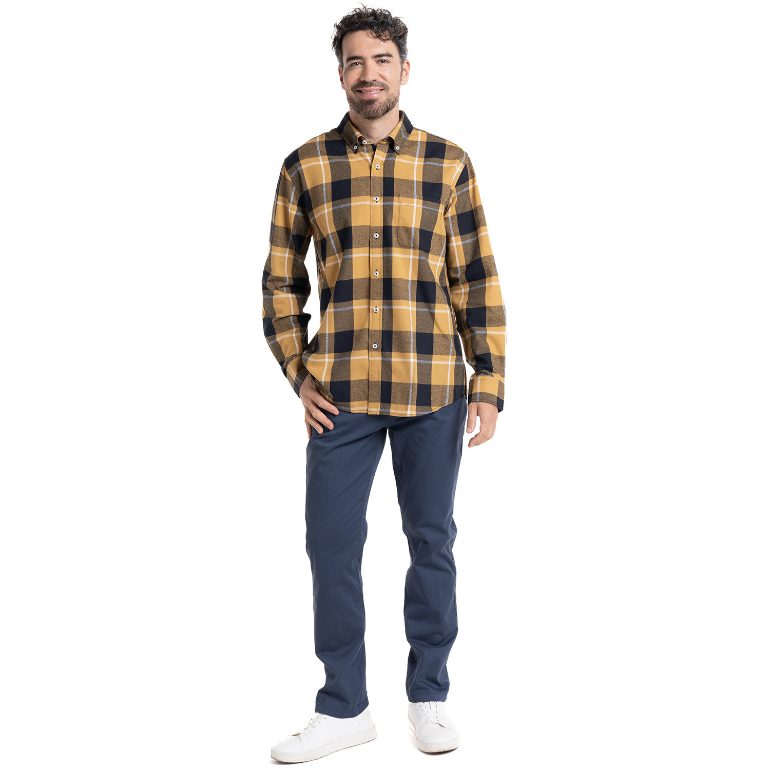 CAMISA VILLELA ESCOCESA | OCRE - 4