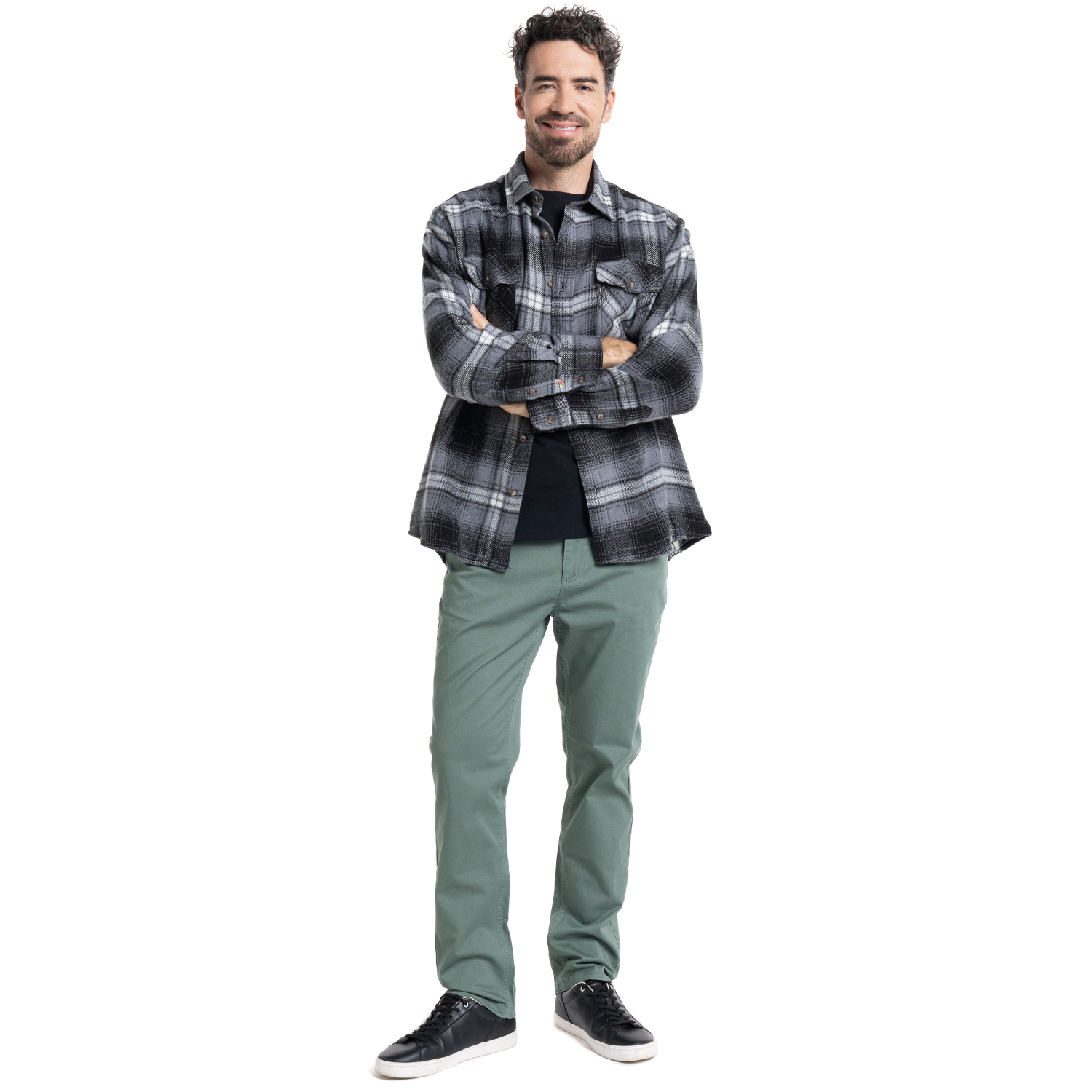 CAMISA LEÑADORA | GRIS OSCURO - 4