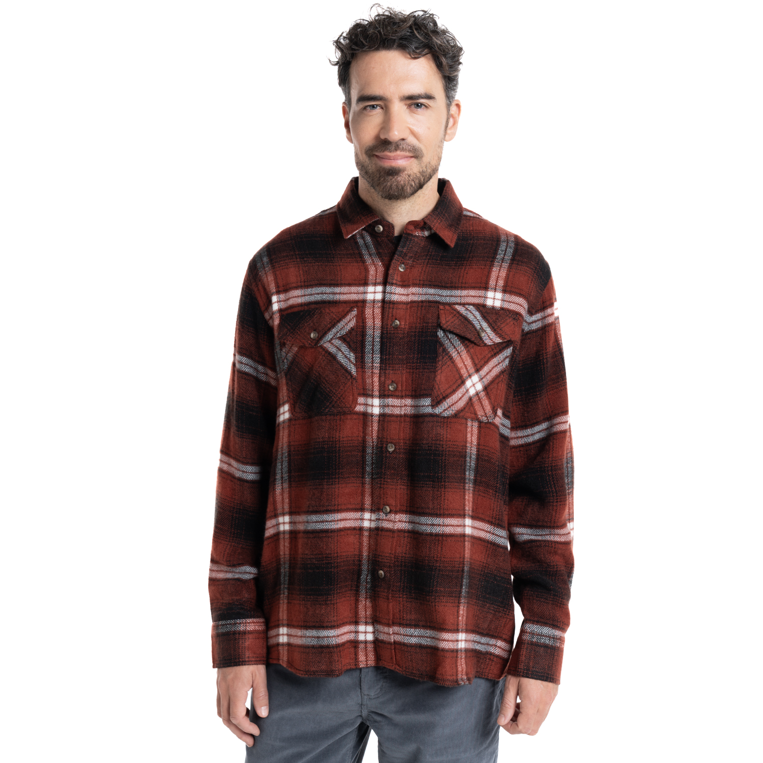 CAMISA LEÑADORA | TERRACOTA - 1
