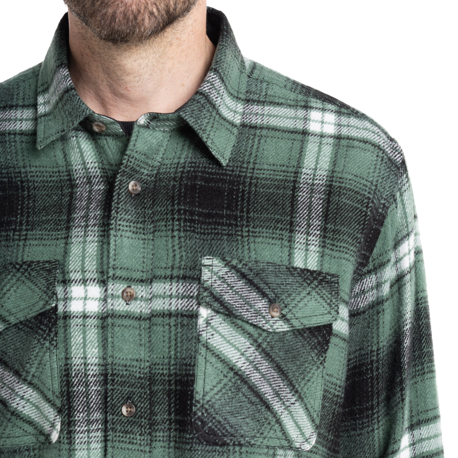 CAMISA LEÑADORA | VERDE - 3