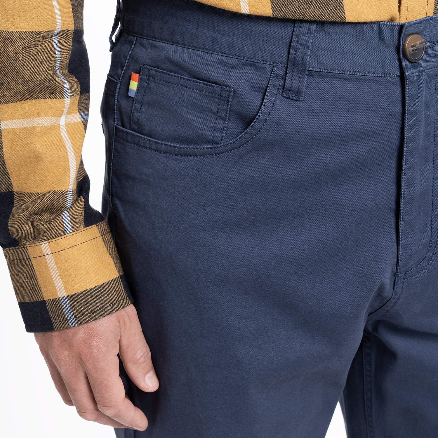 PANTALON 5 BOLSILLO SLIM FIT | AZUL MARINO - 3