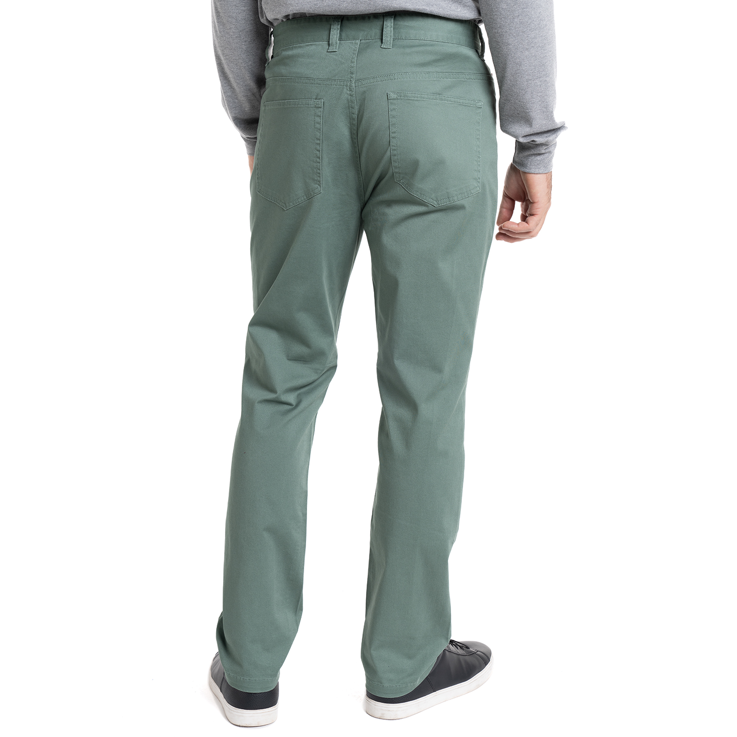 PANTALON 5 BOLSILLO SLIM FIT | VERDE MUSGO - 2