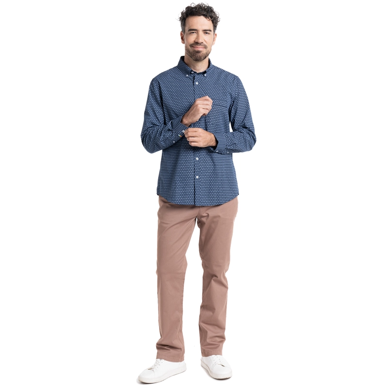 PANTALON 5 BOLSILLO REGULAR FIT | CAFÉ - 4