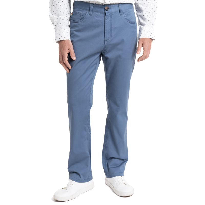 PANTALON 5 BOLSILLO REGULAR FIT | AZUL - 1