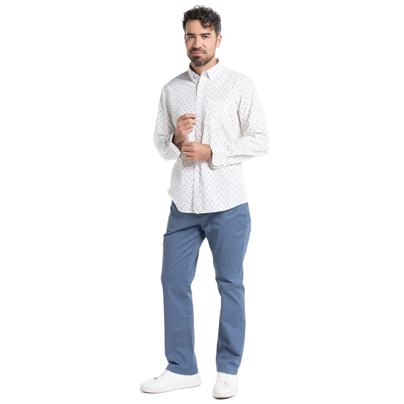 PANTALON 5 BOLSILLO REGULAR FIT | AZUL - 4